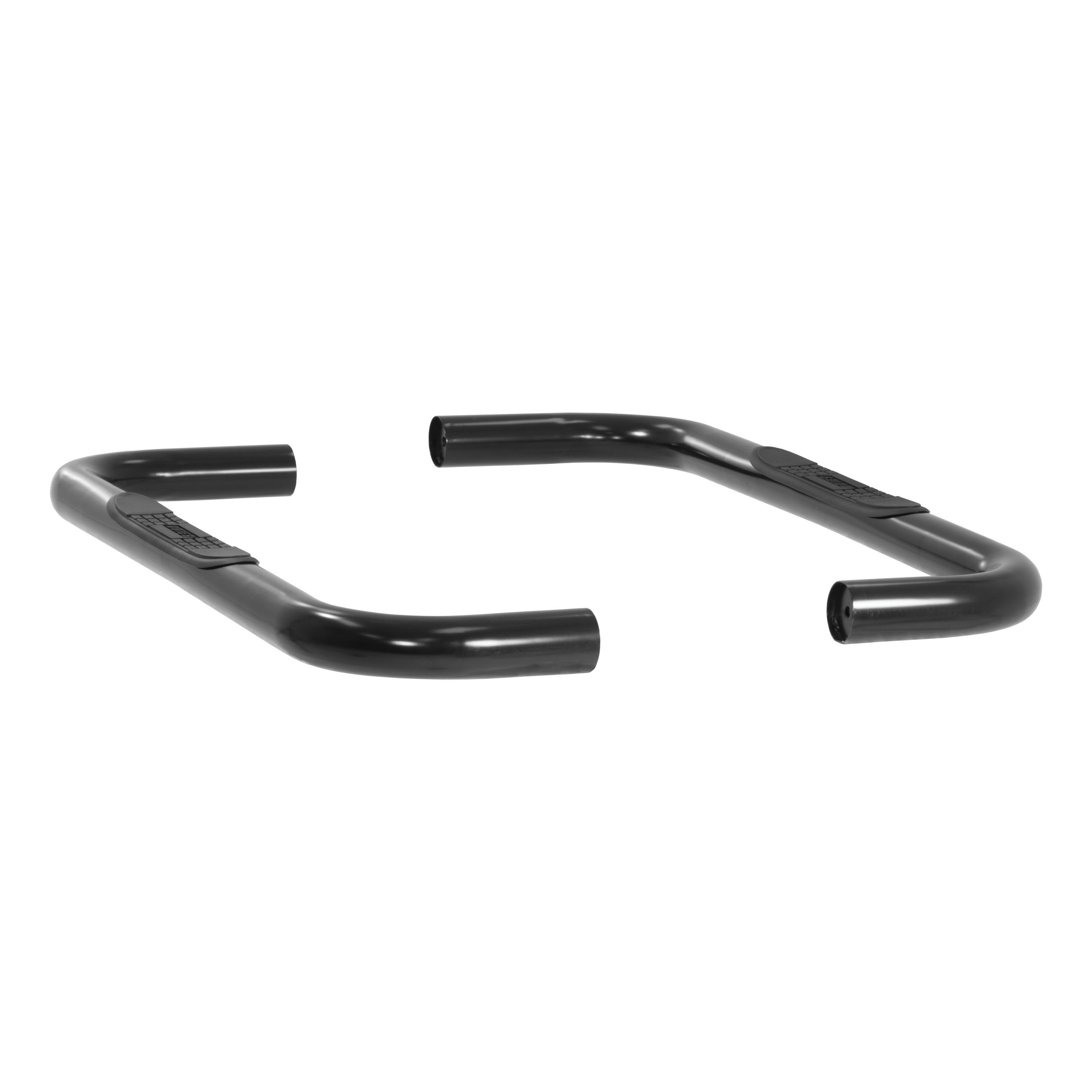 1994-2001 Dodge Ram 2500 Aries 3" Round Semi-Gloss Black Steel Side Bars REGULAR CAB