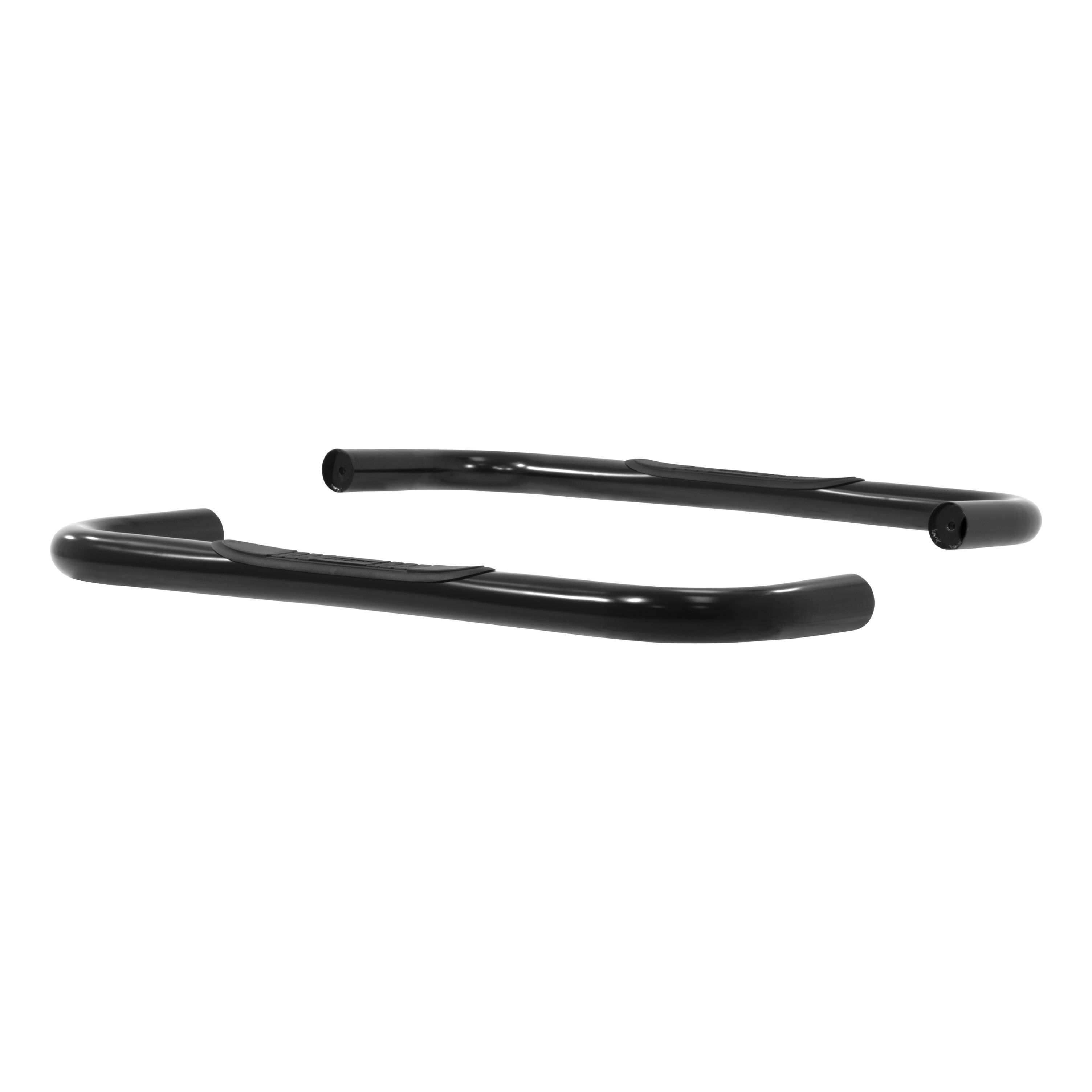 1994-2001 Dodge Ram 2500 Aries 3" Round Semi-Gloss Black Steel Side Bars REGULAR CAB