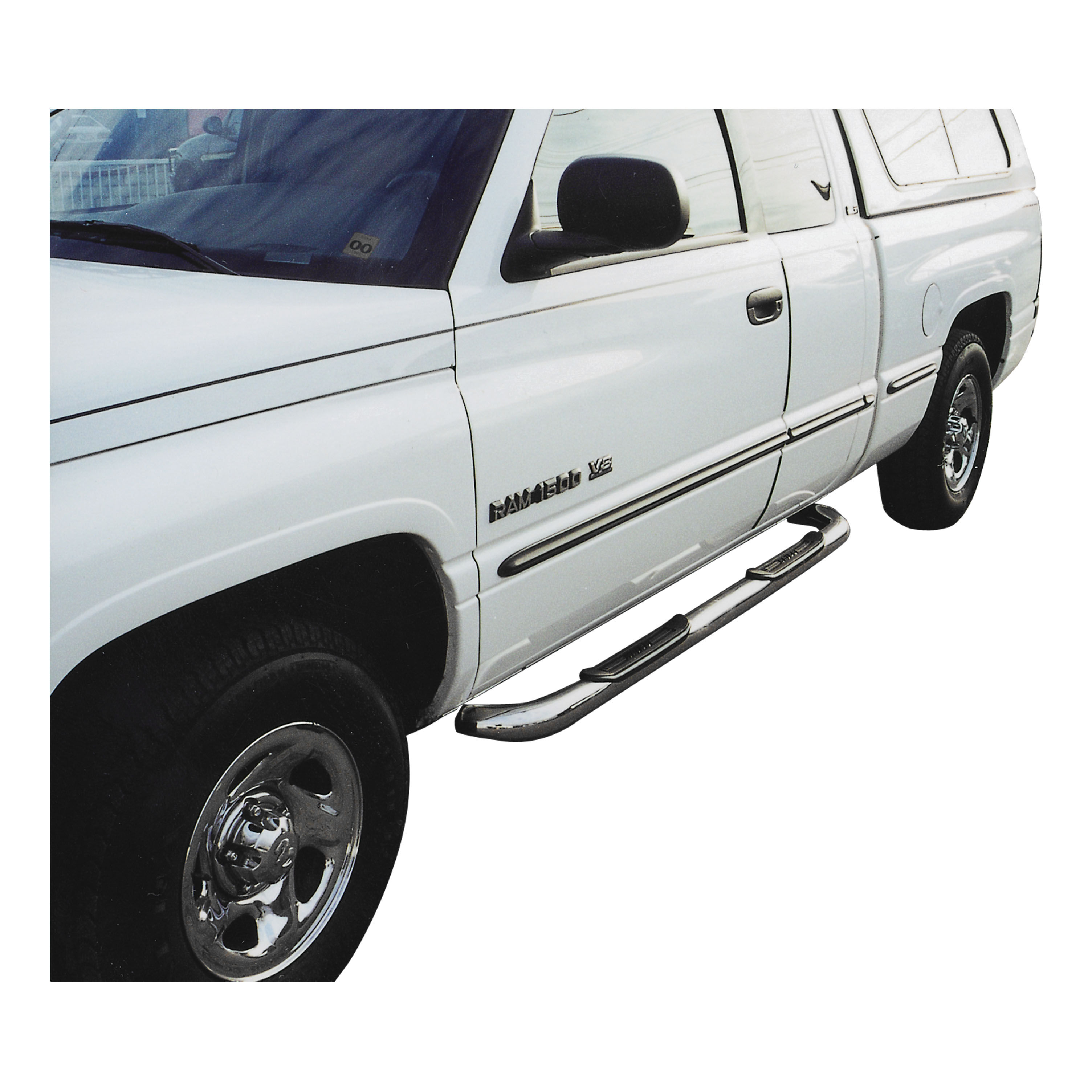1997-2001 Dodge Ram 1500 Aries Stainless 3" Round Side Bars QUAD CAB