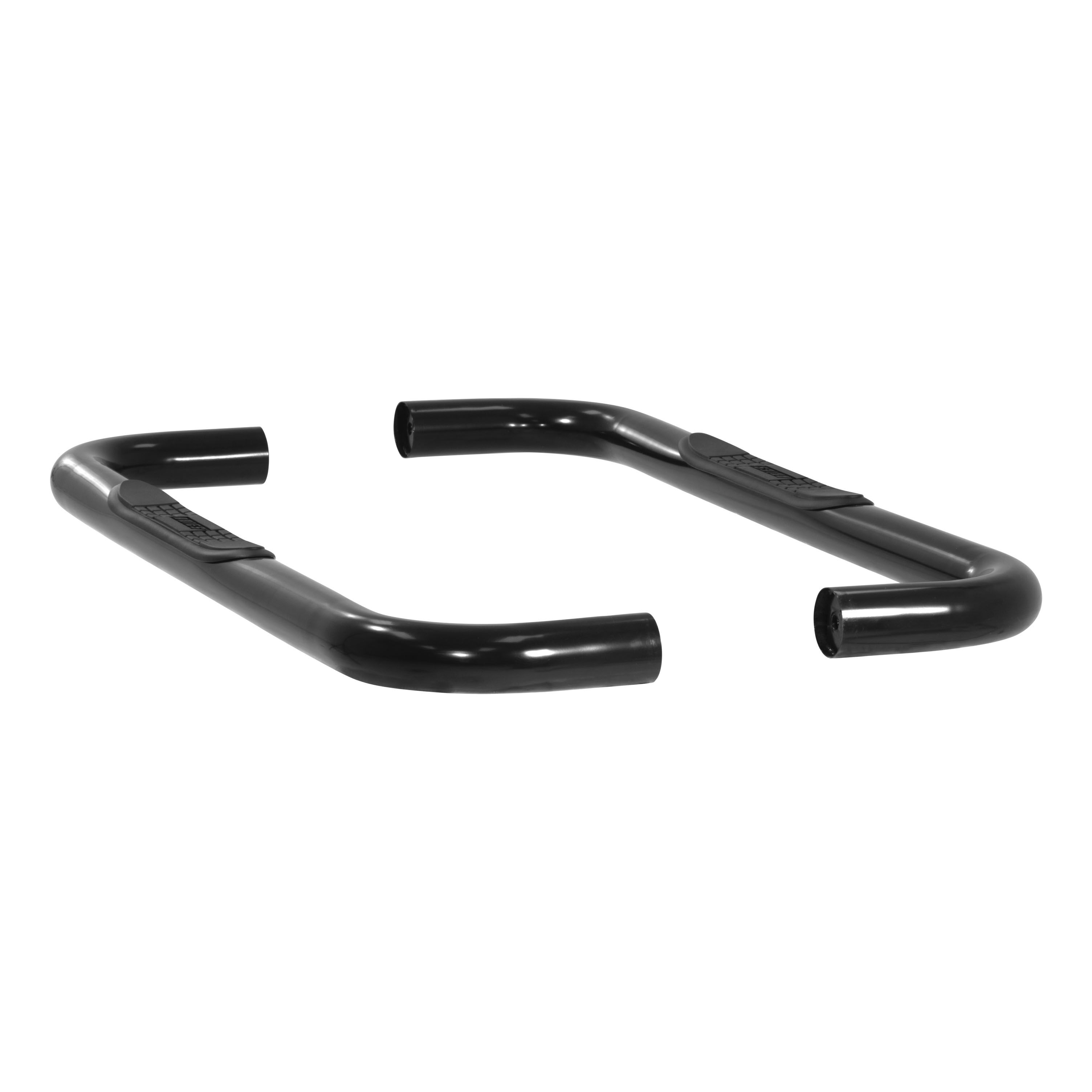 2002-2008 Dodge Ram 1500 Aries 3" Round Semi-Gloss Black Steel Side Bars REGULAR CAB
