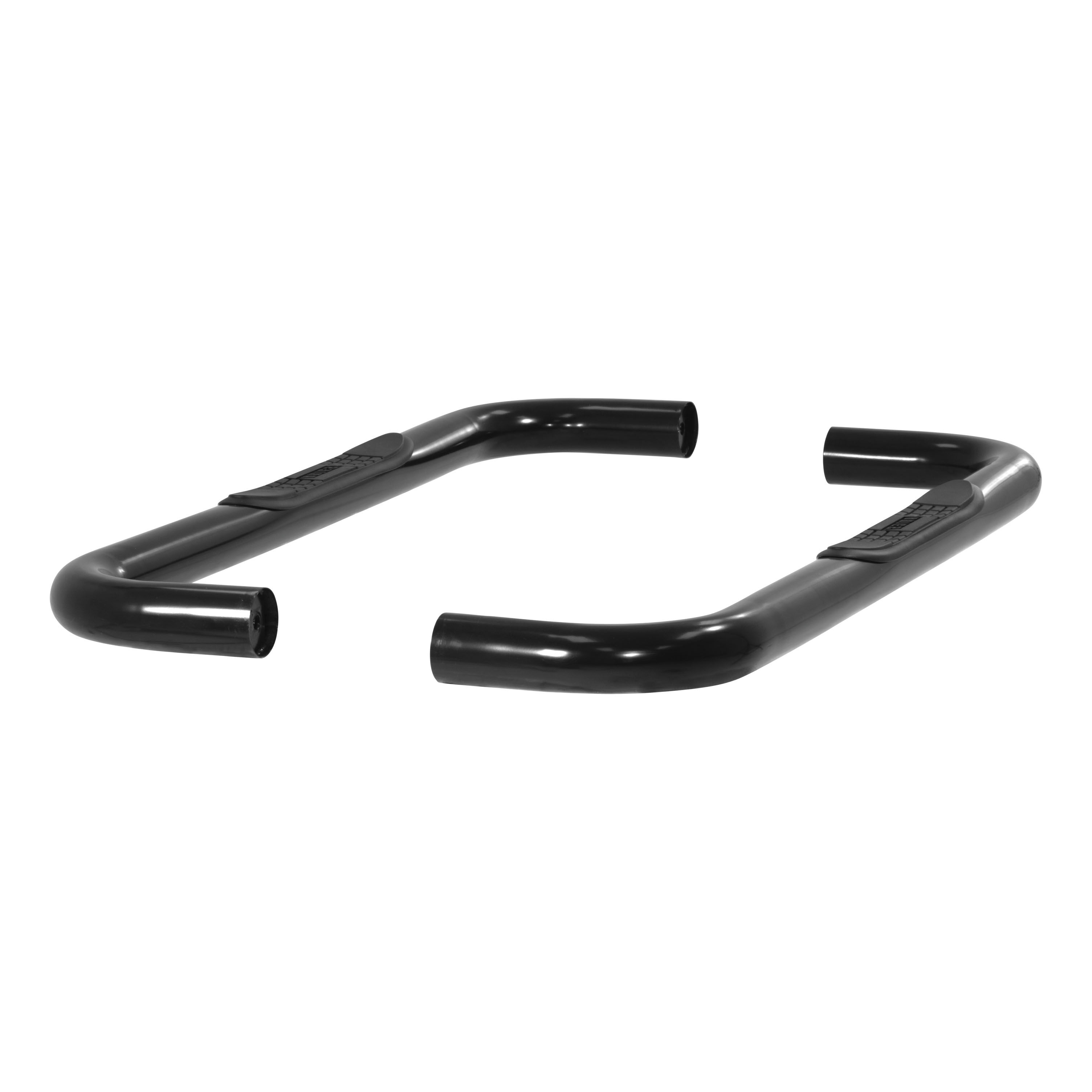 2002-2008 Dodge Ram 1500 Aries 3" Round Semi-Gloss Black Steel Side Bars REGULAR CAB - 205013