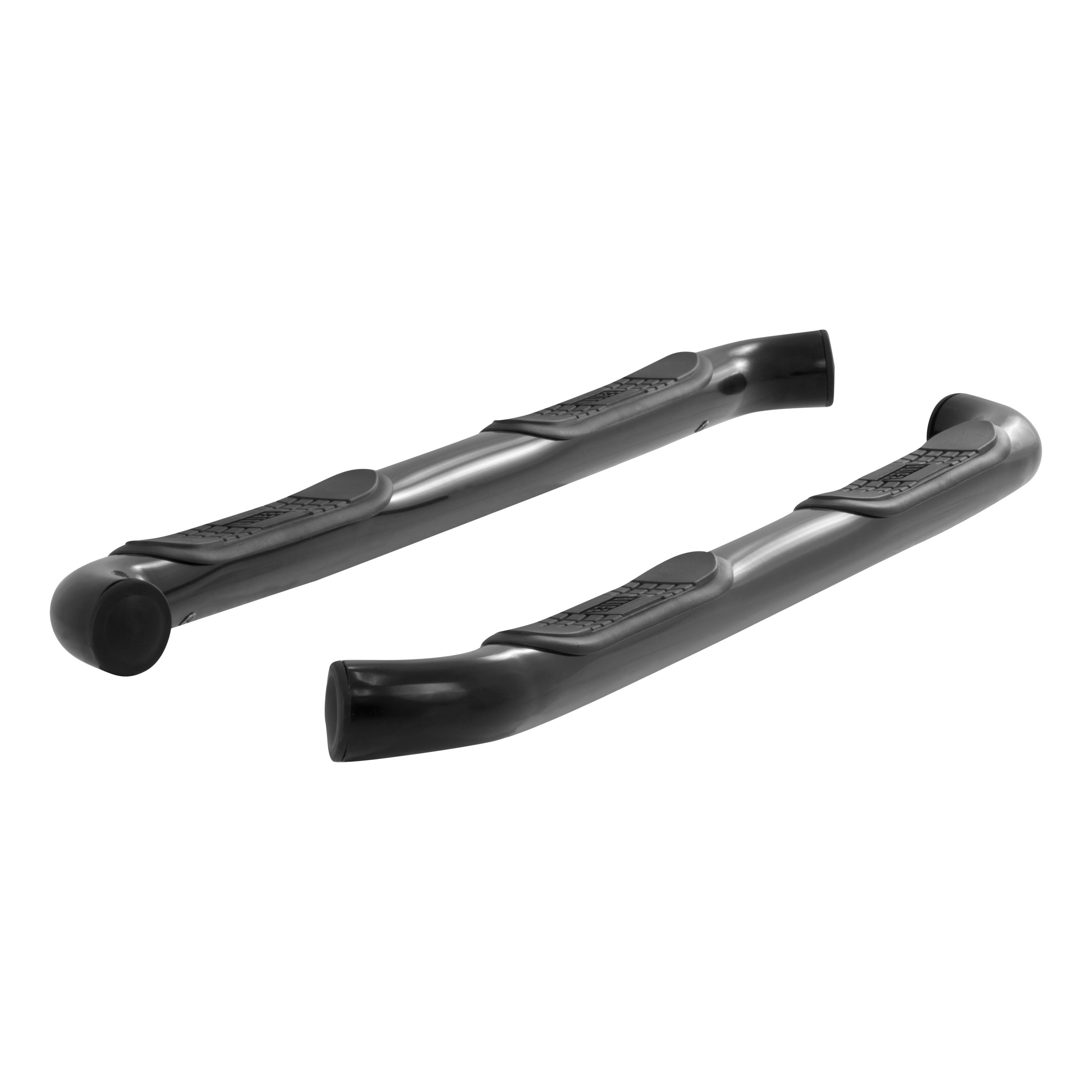 2007-2013 Dodge Nitro Aries 3" Round Semi-Gloss Black Steel Side Bars - 205015