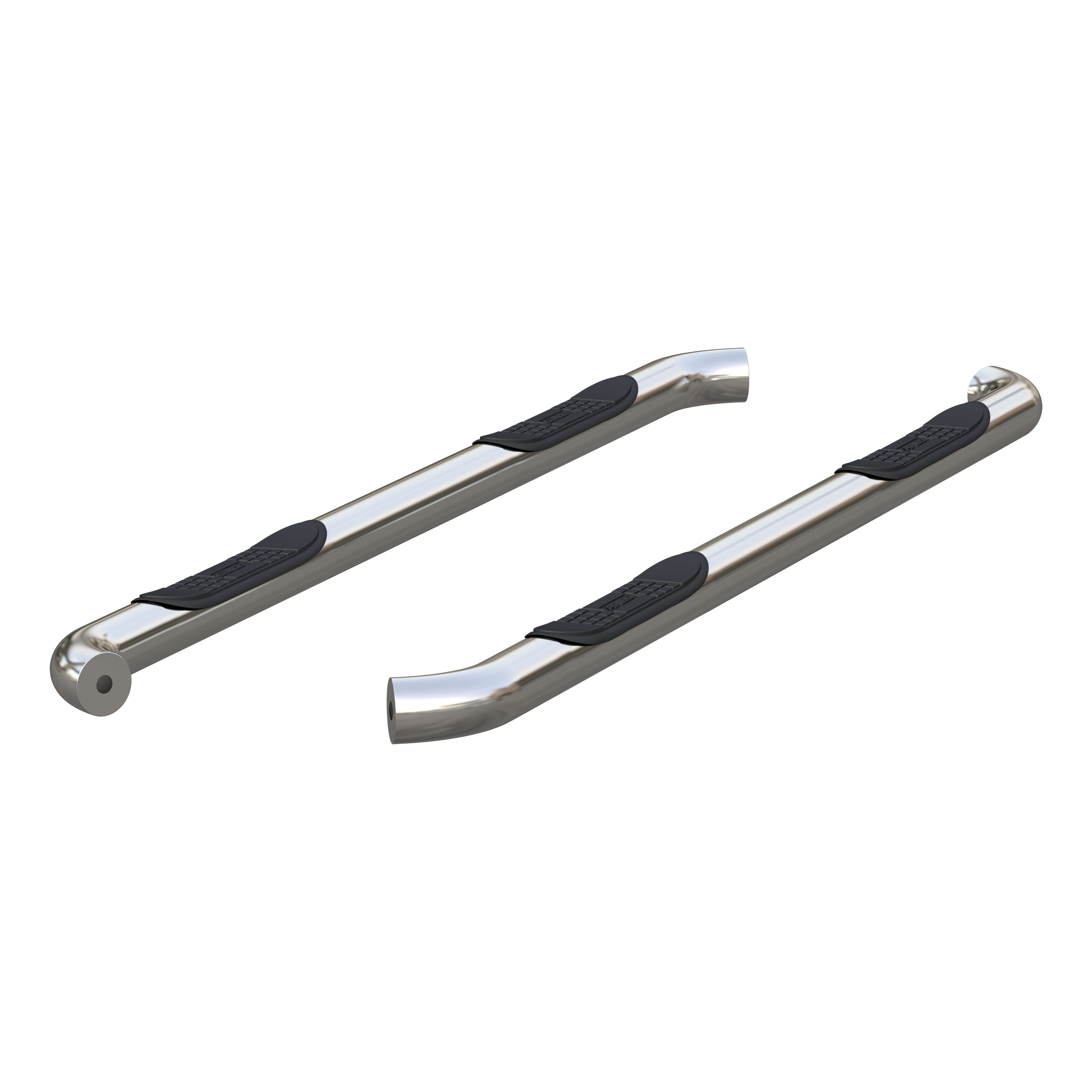 2011-2018 Dodge Durango Aries Stainless 3" Round Side Bars R/T/Without OE Side Skirting - 205031-2