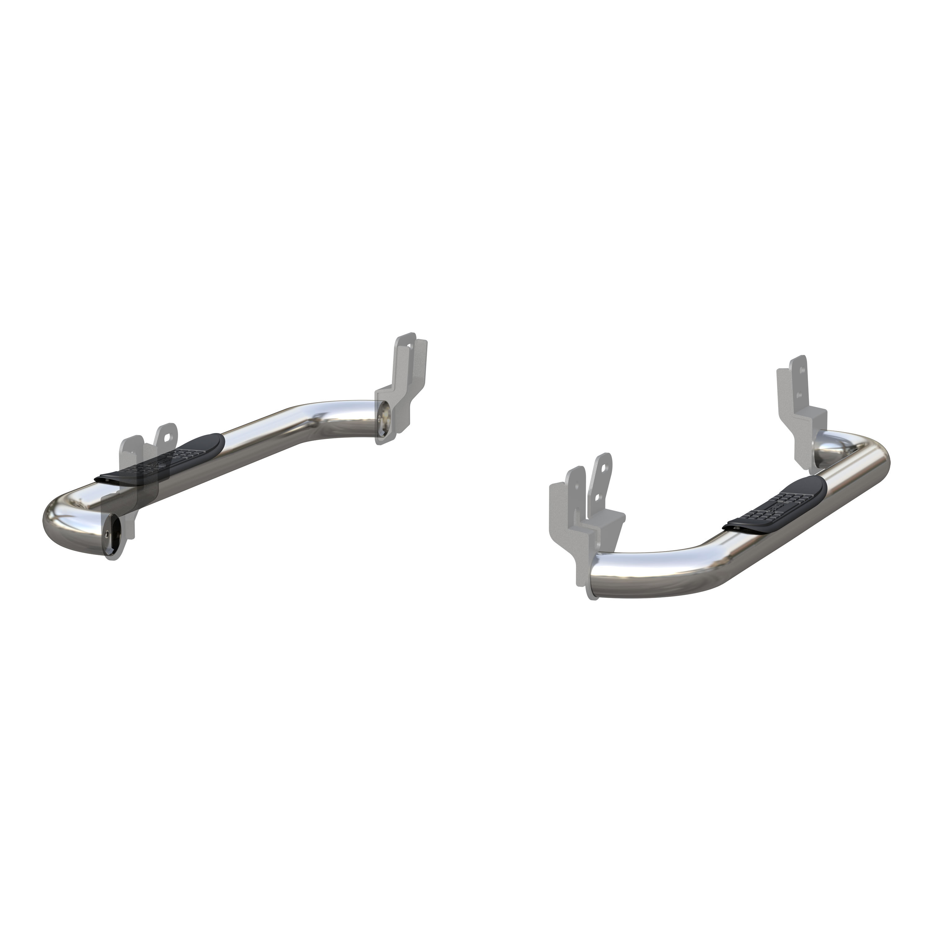 2009-2017 Dodge Ram 1500 Aries Stainless 3" Round Side Bars Standard Cab