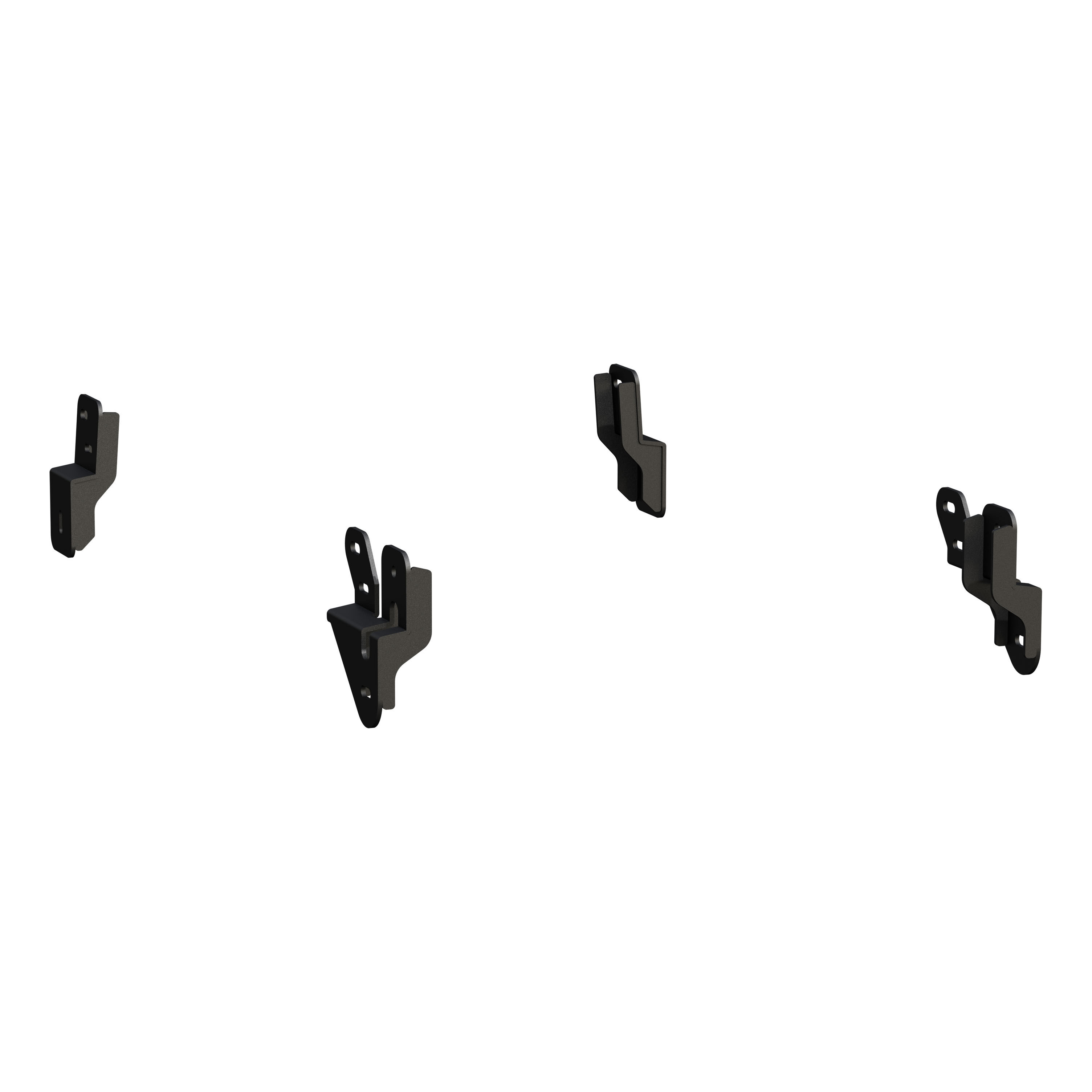 2009-2017 Dodge Ram 1500 Aries 3" Round Semi-Gloss Black Steel Side Bars Standard Cab