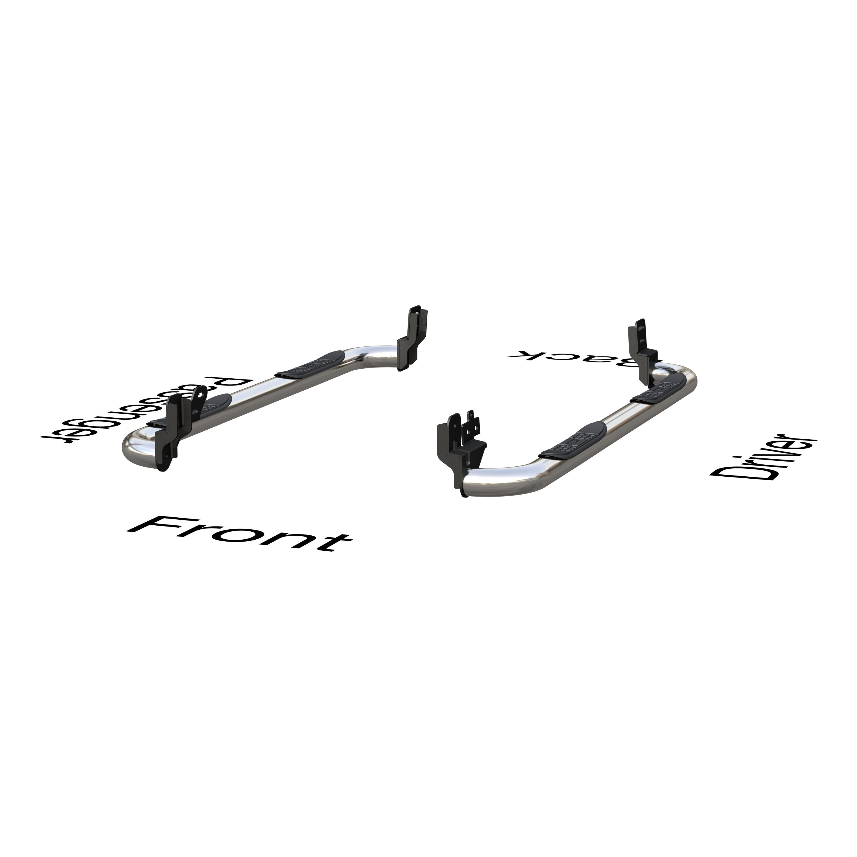 2009-2016 Dodge Ram 1500 Aries Stainless 3" Round Side Bars Extended Cab