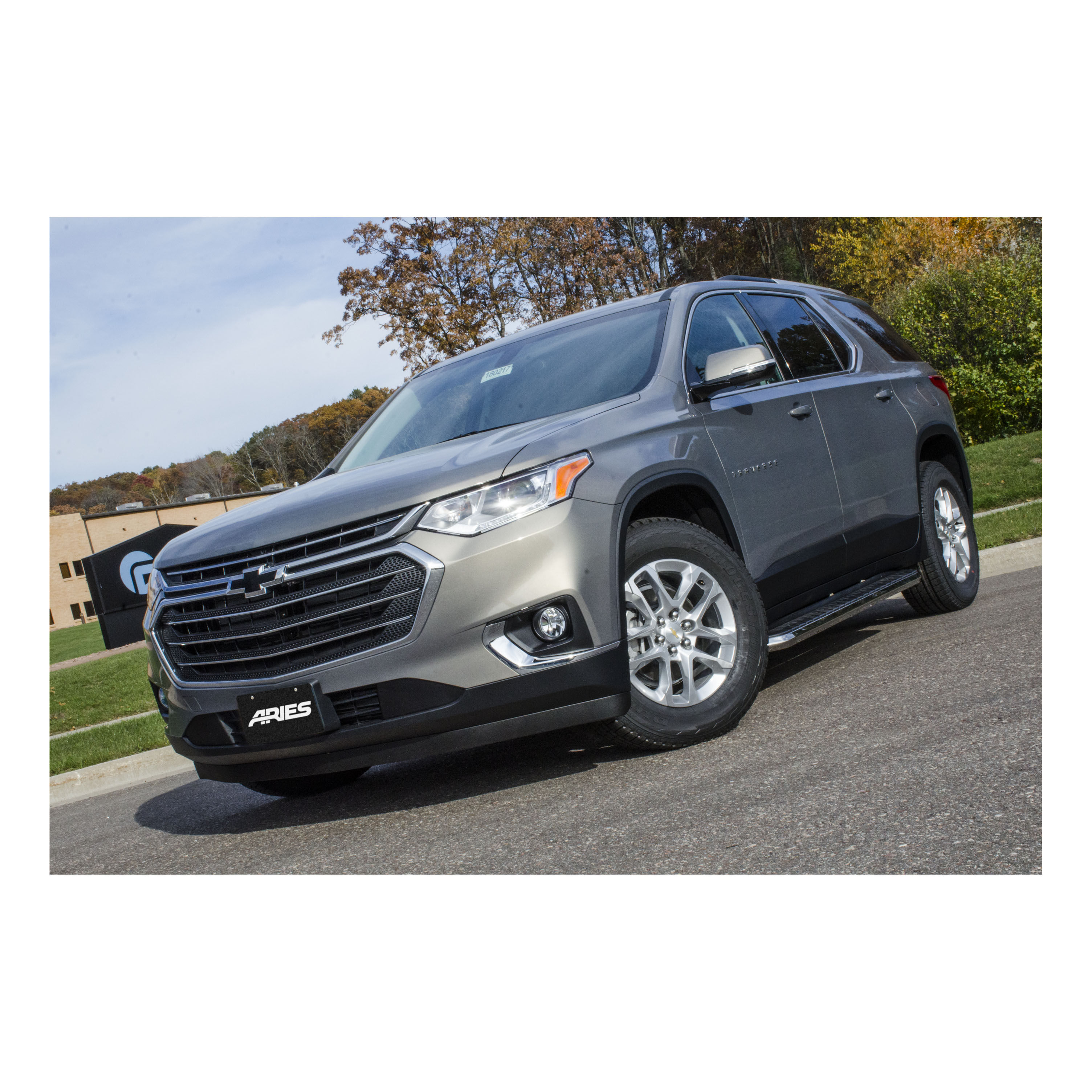 2018 Chevy Traverse Aries Black Mounting Brackets for AeroTread High Country/L/LS/LT/Premier/RS