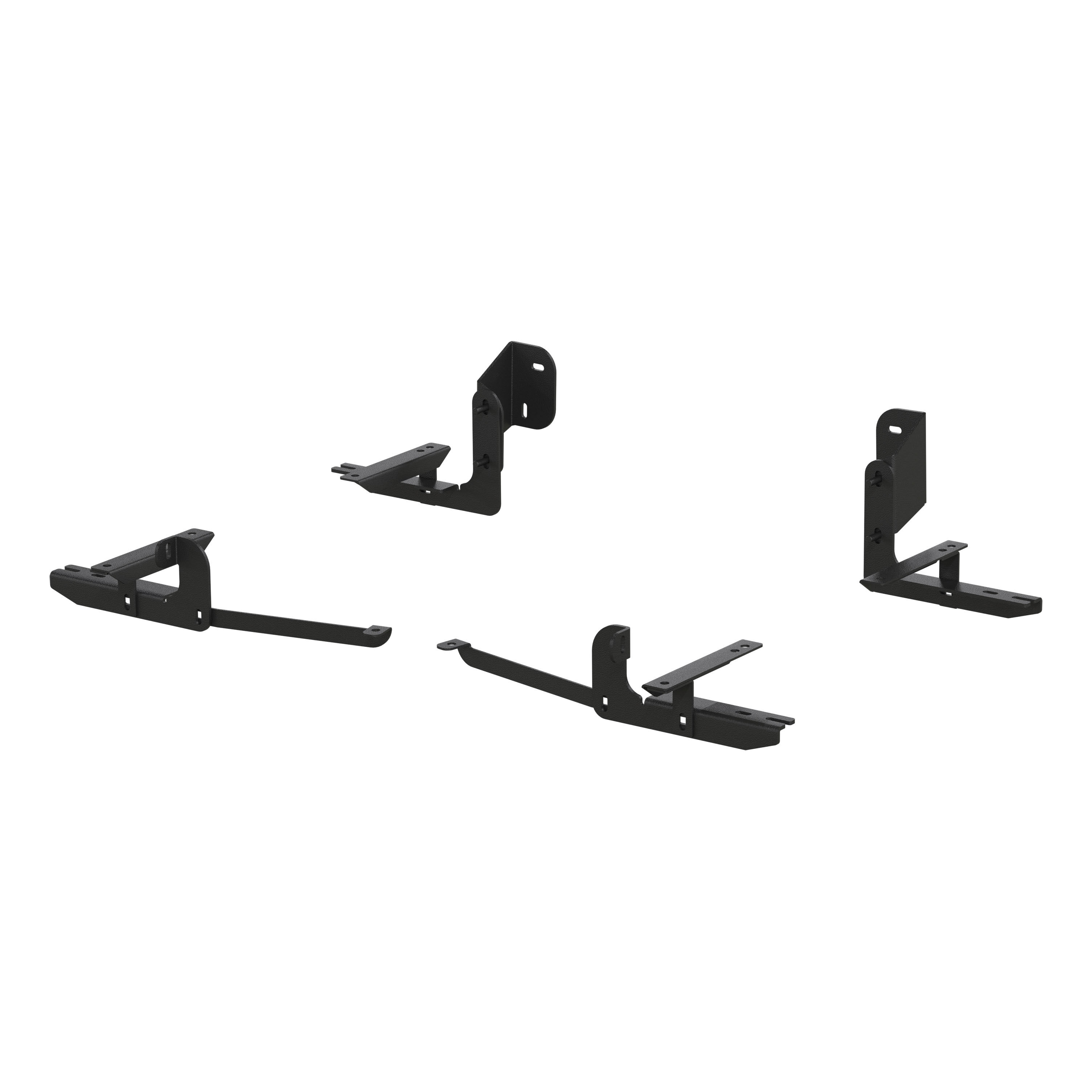 2015-2016 Nissan Pathfinder Aries Black Mounting Brackets for AeroTread Platinum/S/SL/SV - 2051146