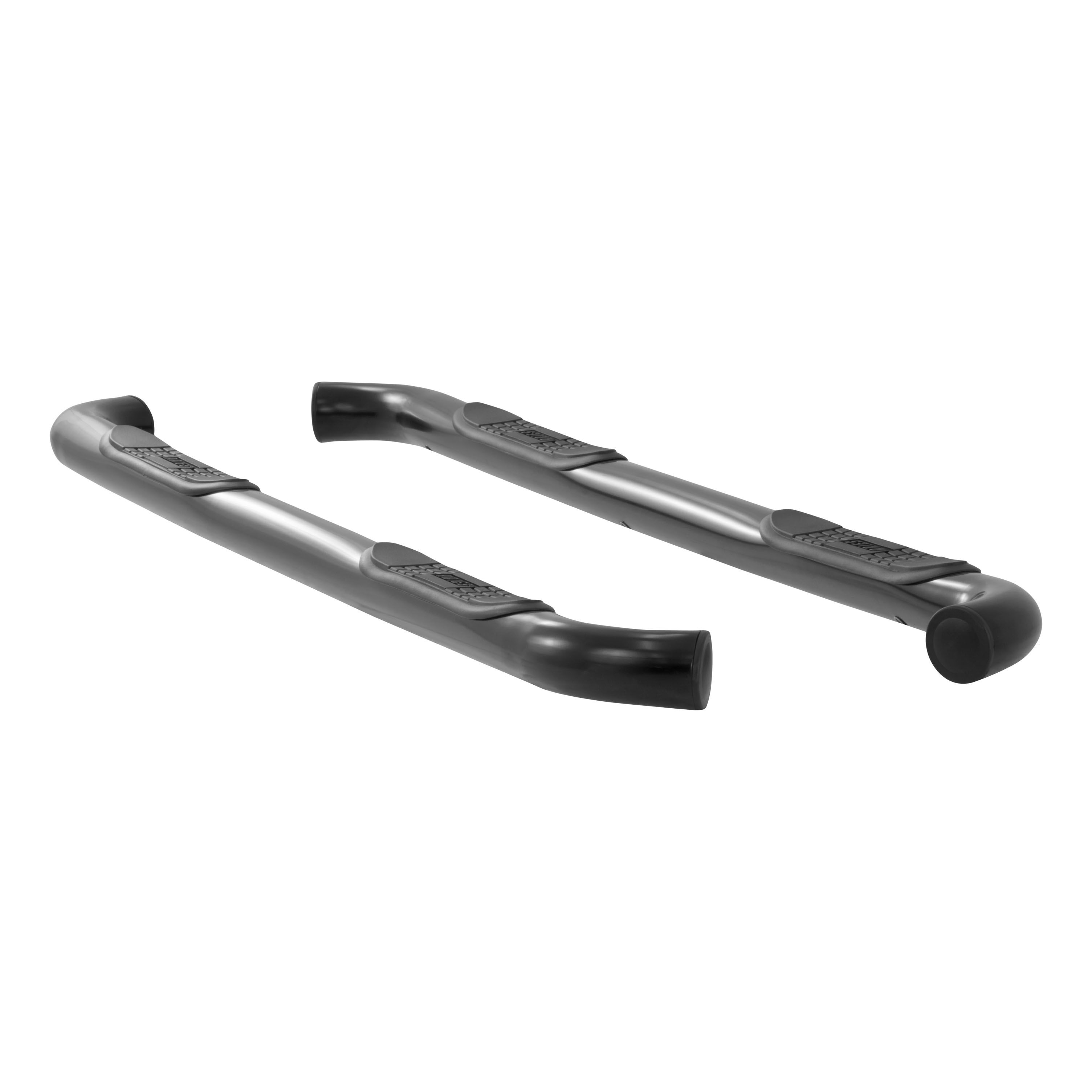 2006-2014 Honda Ridgeline Aries 3" Round Semi-Gloss Black Steel Side Bars