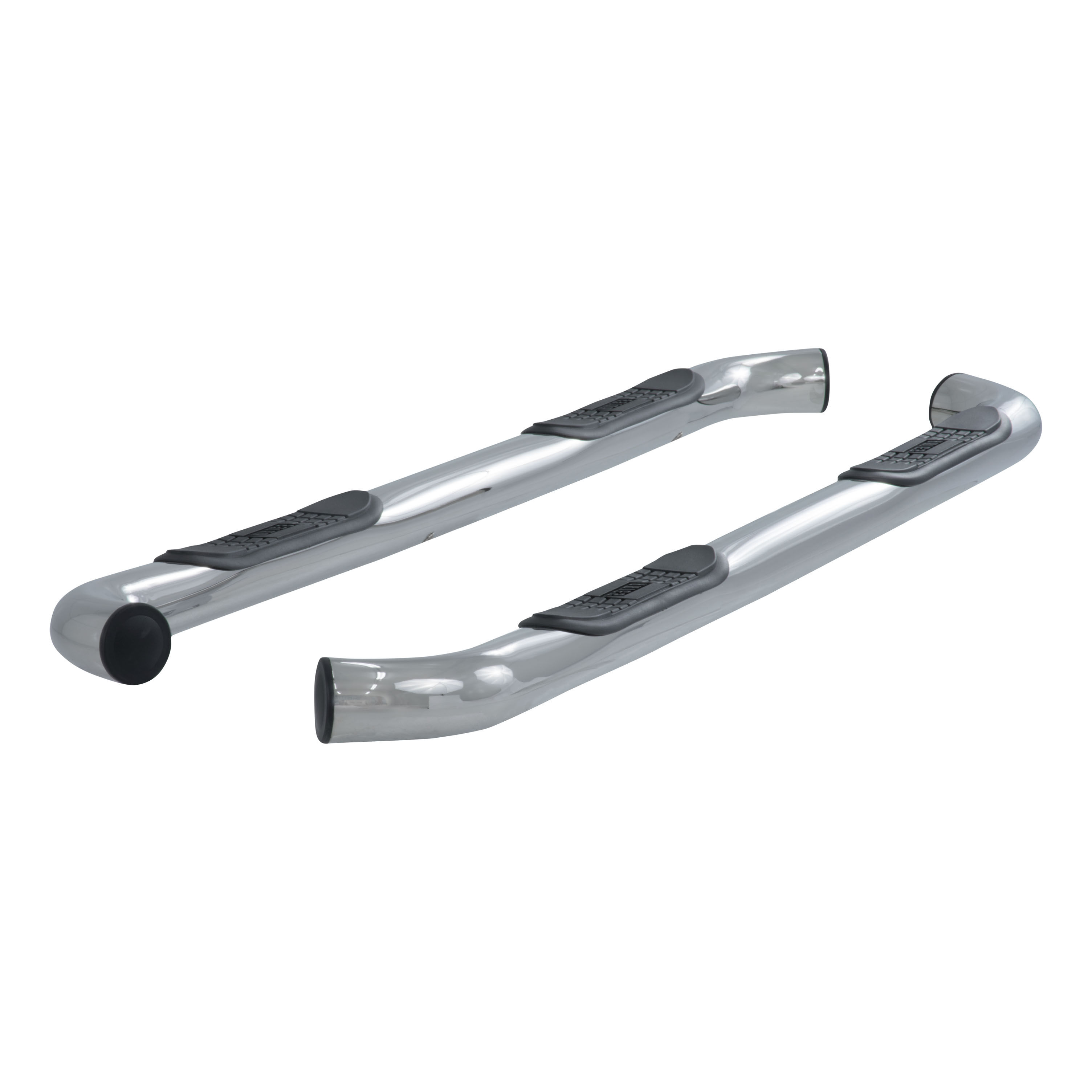 2006-2014 Honda Ridgeline Aries 3" Round Semi-Gloss Black Steel Side Bars