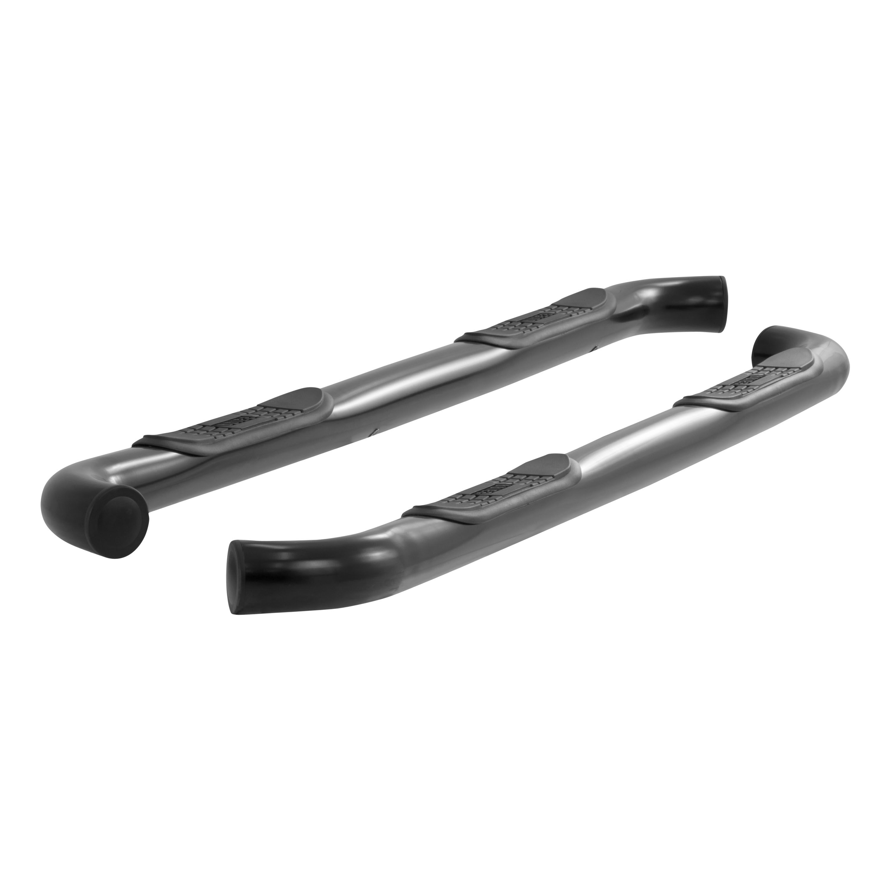 2006-2014 Honda Ridgeline Aries 3" Round Semi-Gloss Black Steel Side Bars - 206005