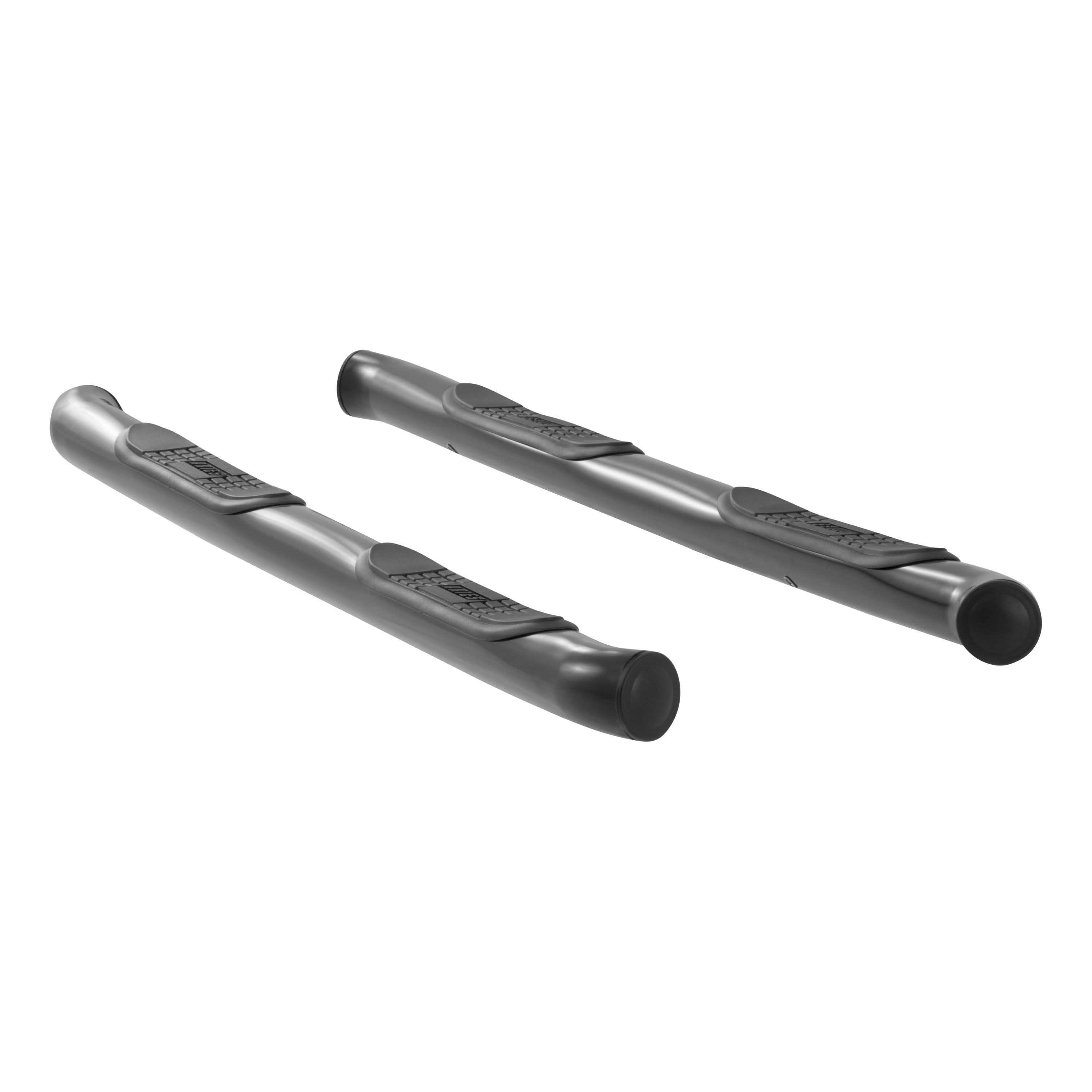 2009-2015 Honda Pilot Aries 3" Round Semi-Gloss Black Steel Side Bars