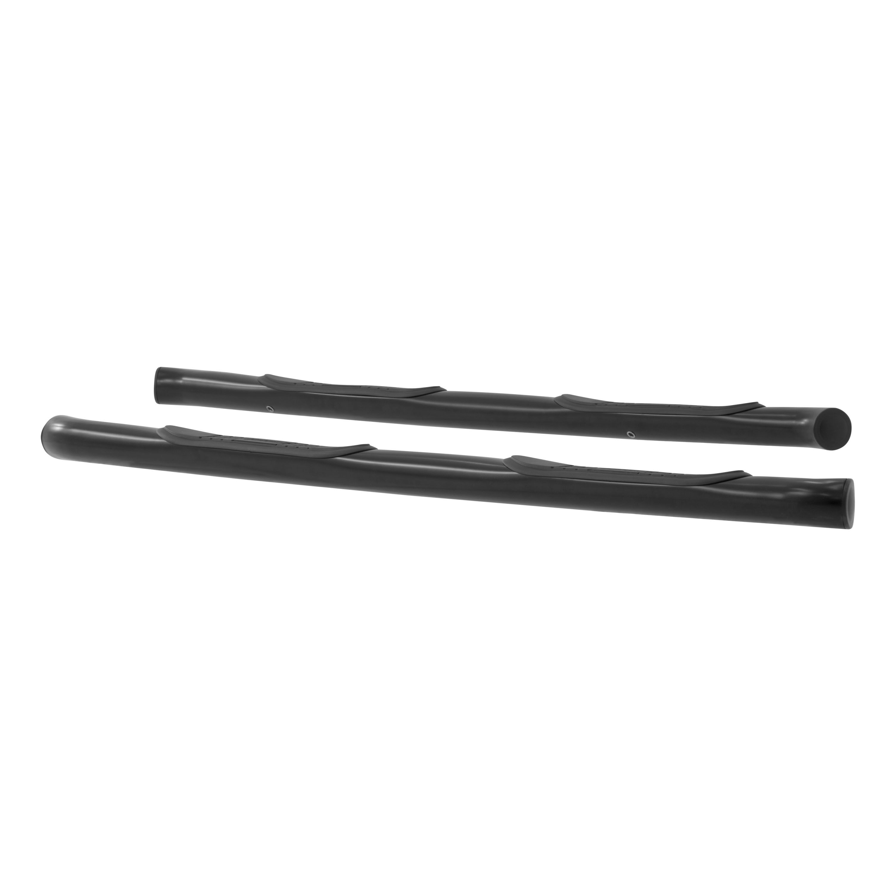 2009-2015 Honda Pilot Aries 3" Round Semi-Gloss Black Steel Side Bars