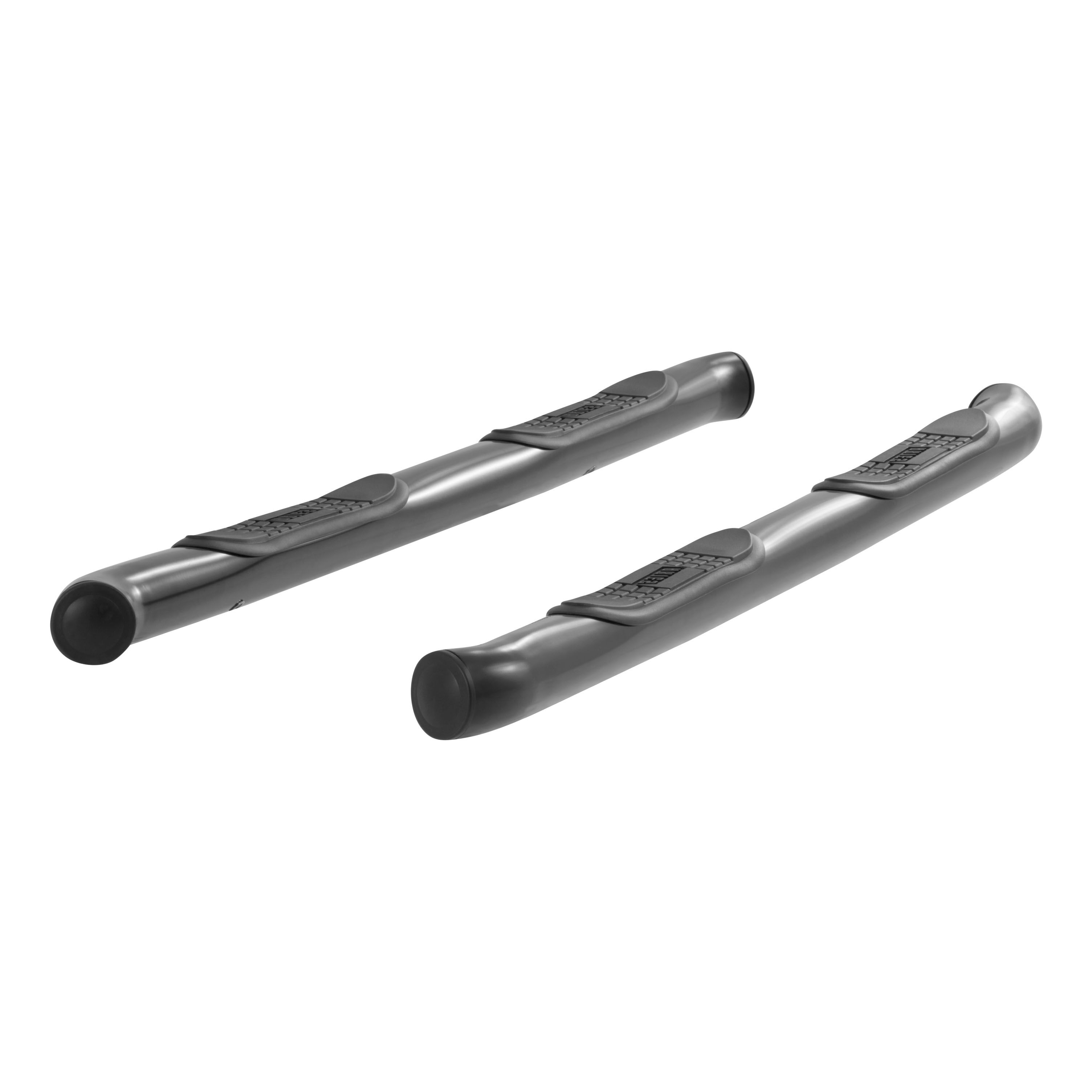 2009-2015 Honda Pilot Aries 3" Round Semi-Gloss Black Steel Side Bars - 206008
