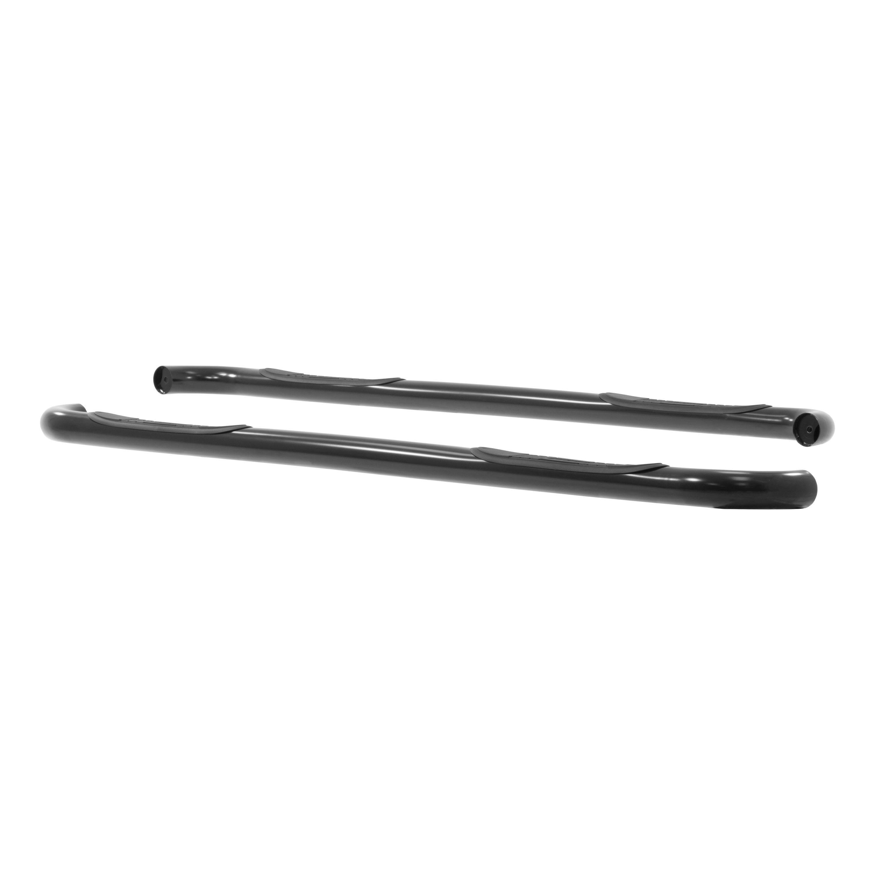 1999-2016 Ford F-350 Aries 3" Round Semi-Gloss Black Stainless Steel Side Bars XLT/Crew Cab Pickup