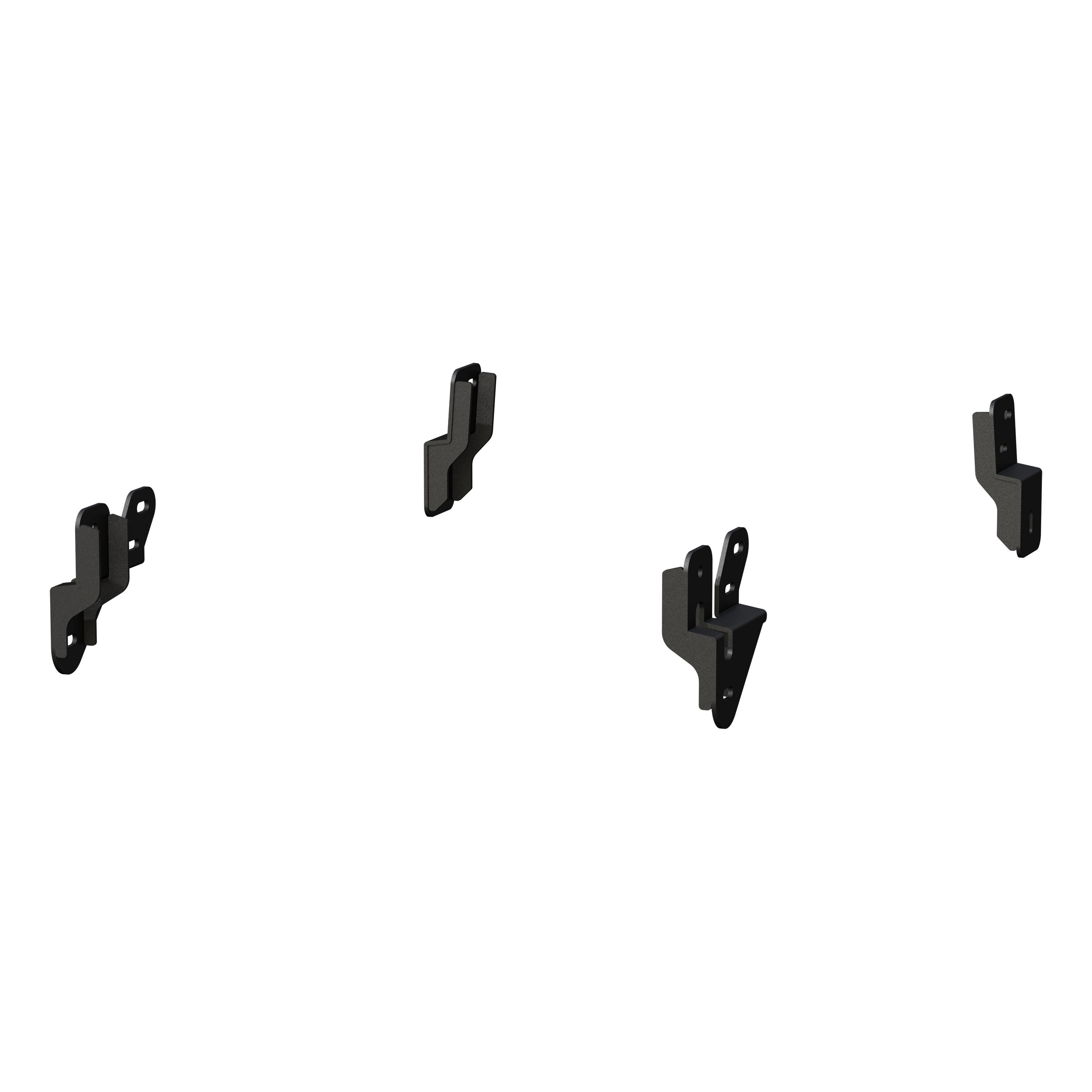 2009-2018 Dodge Ram 3500 Aries 3" Round Semi-Gloss Black Stainless Steel Side Bars SLT/Standard Cab Pickup