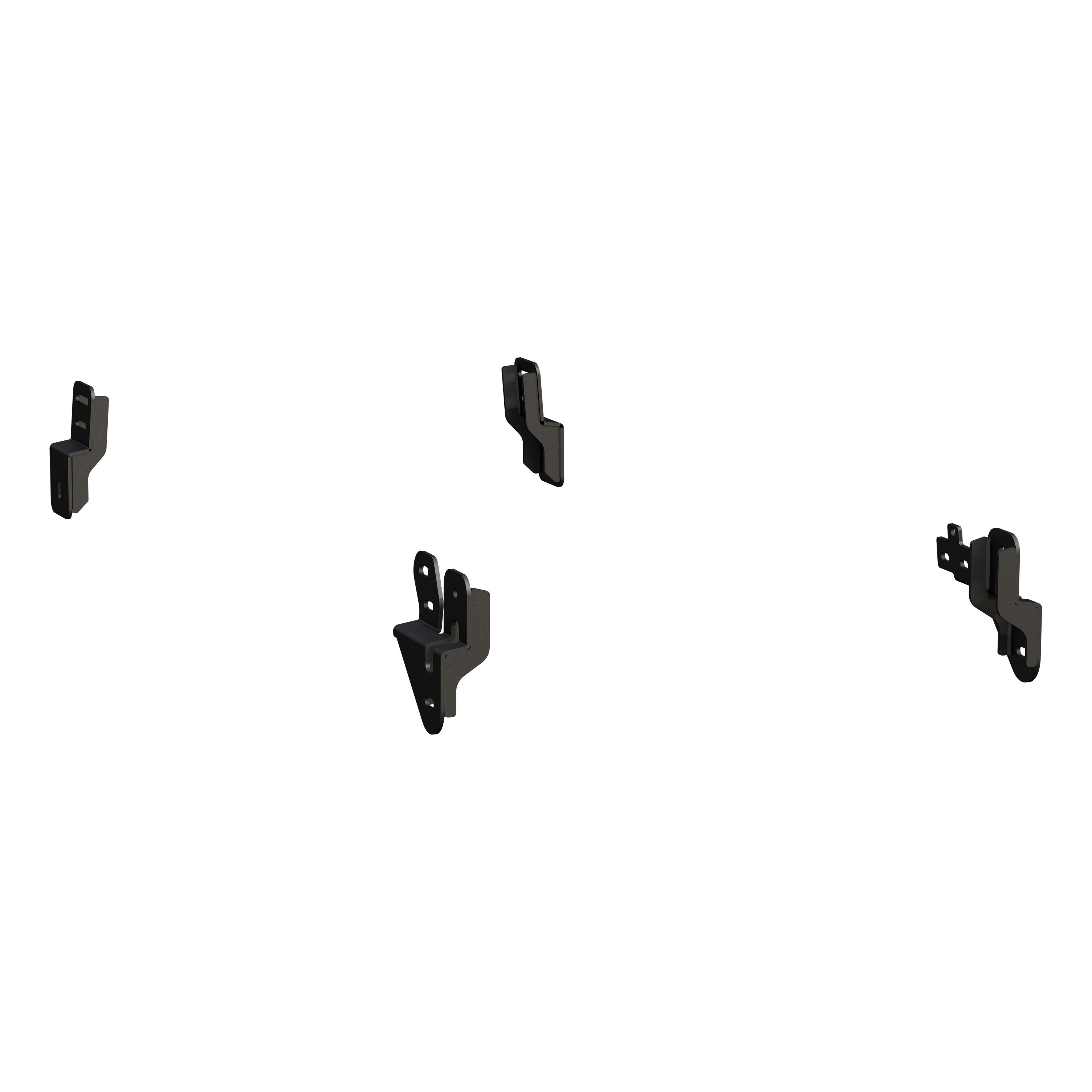 2009-2018 Dodge Ram 1500 Aries 3" Round Semi-Gloss Black Stainless Steel Side Bars Sport/Extended Cab Pickup