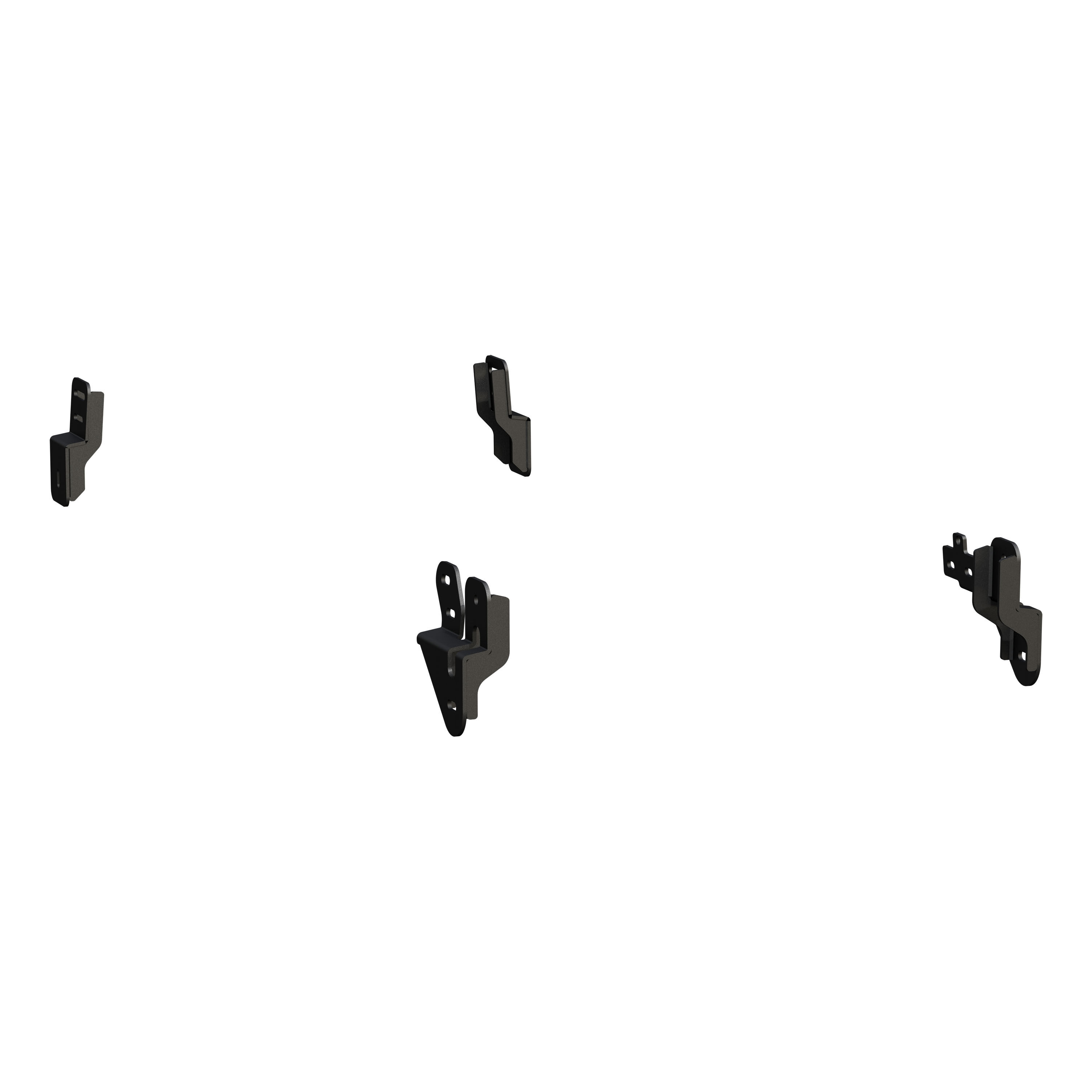 2009-2018 Dodge Ram 3500 Aries 3" Round Semi-Gloss Black Stainless Steel Side Bars SLT/Crew Cab Pickup