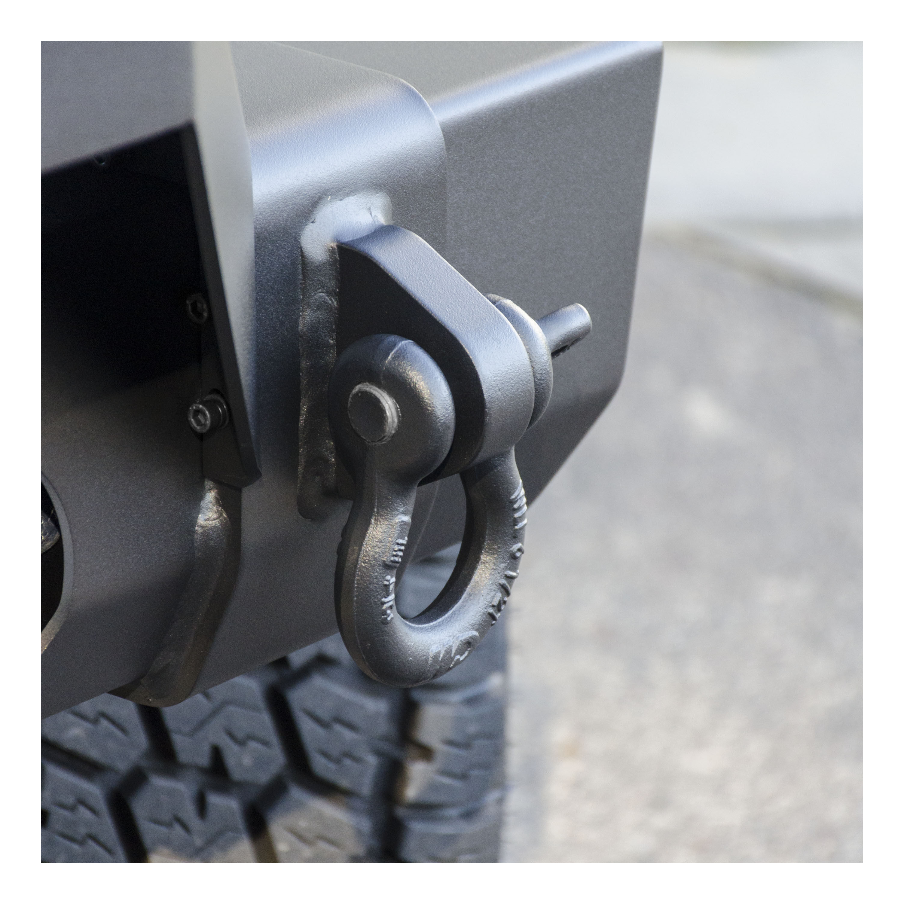 2007-2017 Jeep Wrangler Aries Black Shackles