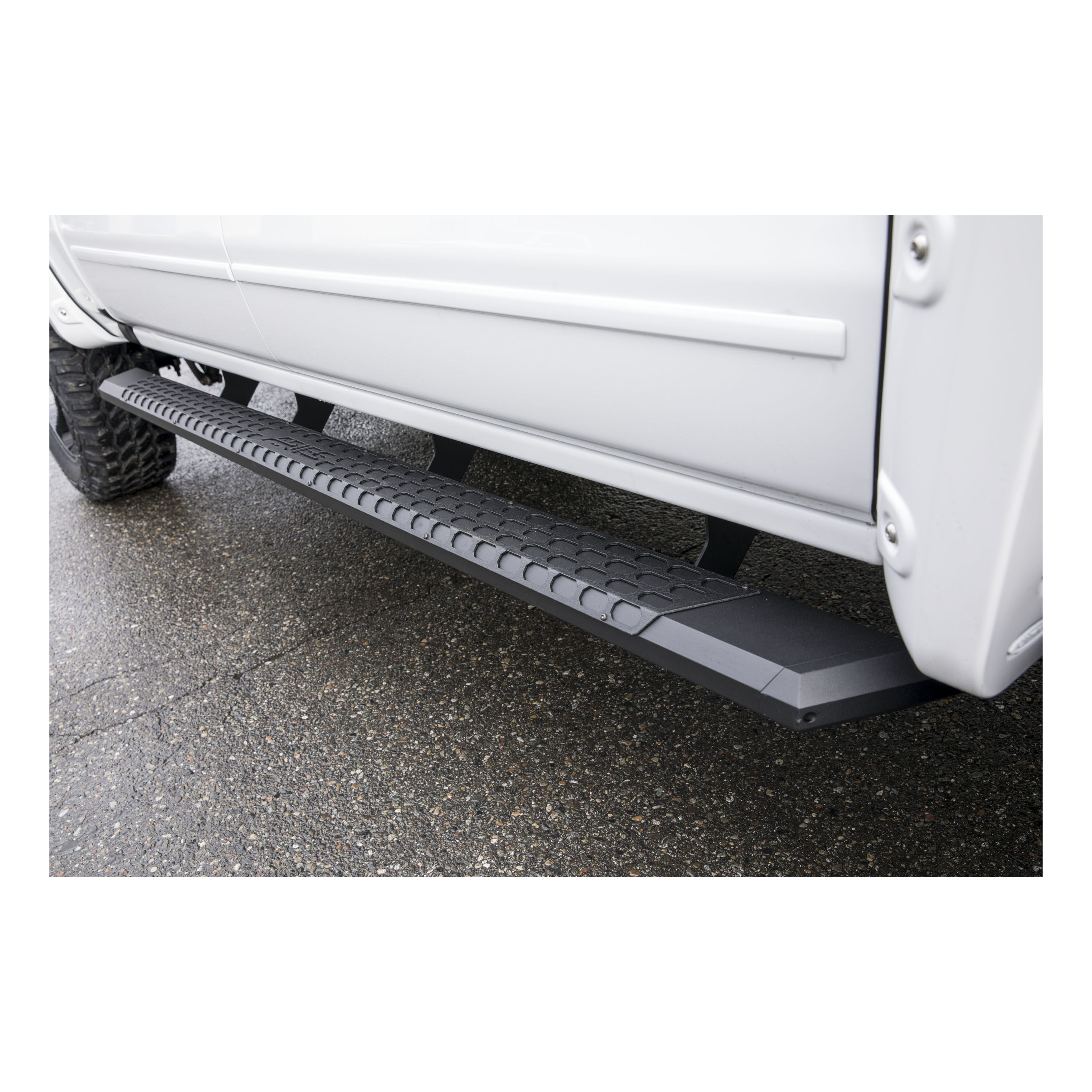 2007-2018 Chevy Silverado 3500 Aries AdvantEDGE 5-1/2" Side Bars HD WT/Crew Cab/Gas Only