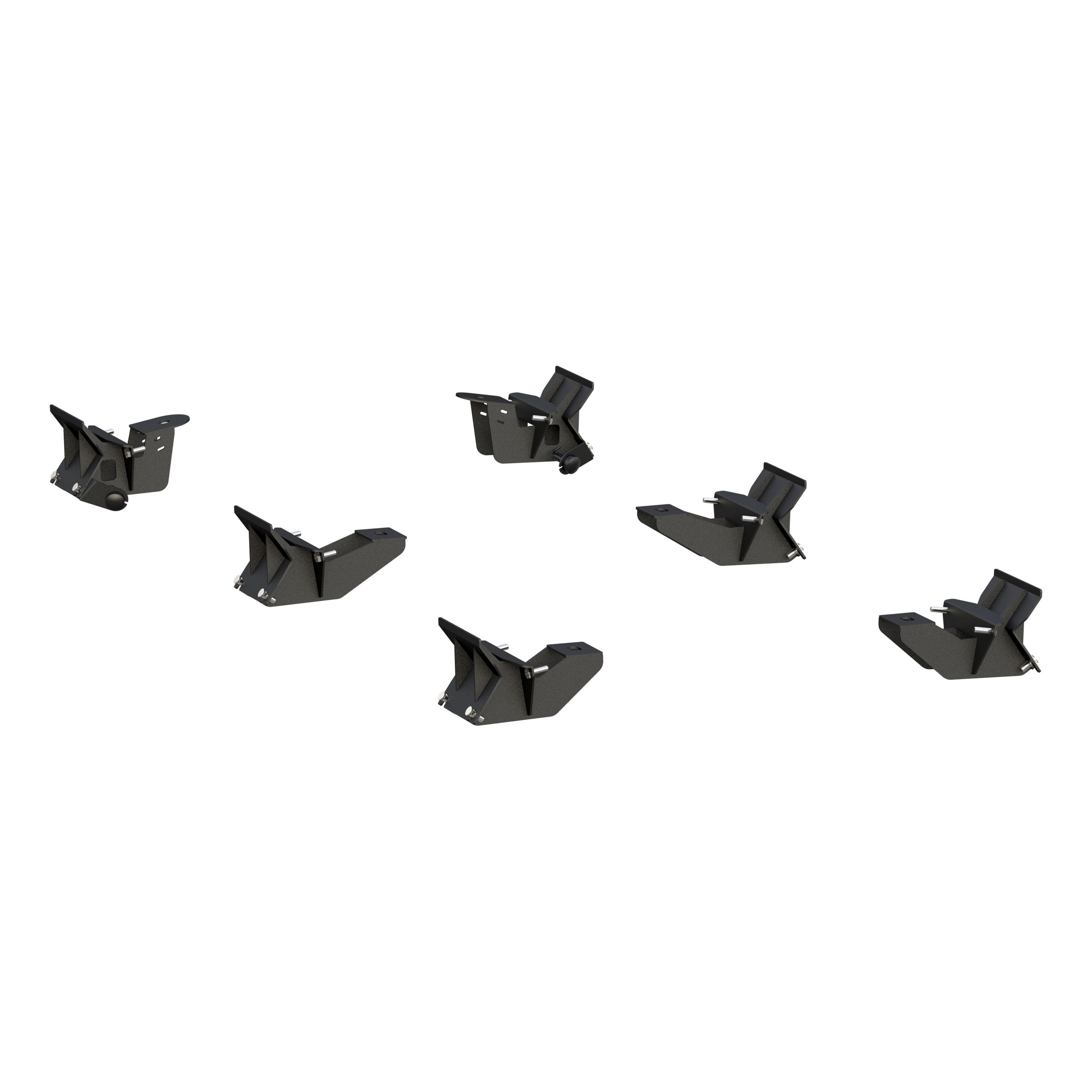 2007-2017 Jeep Wrangler Aries Mounting Brackets for ActionTrac Unlimited Sahara