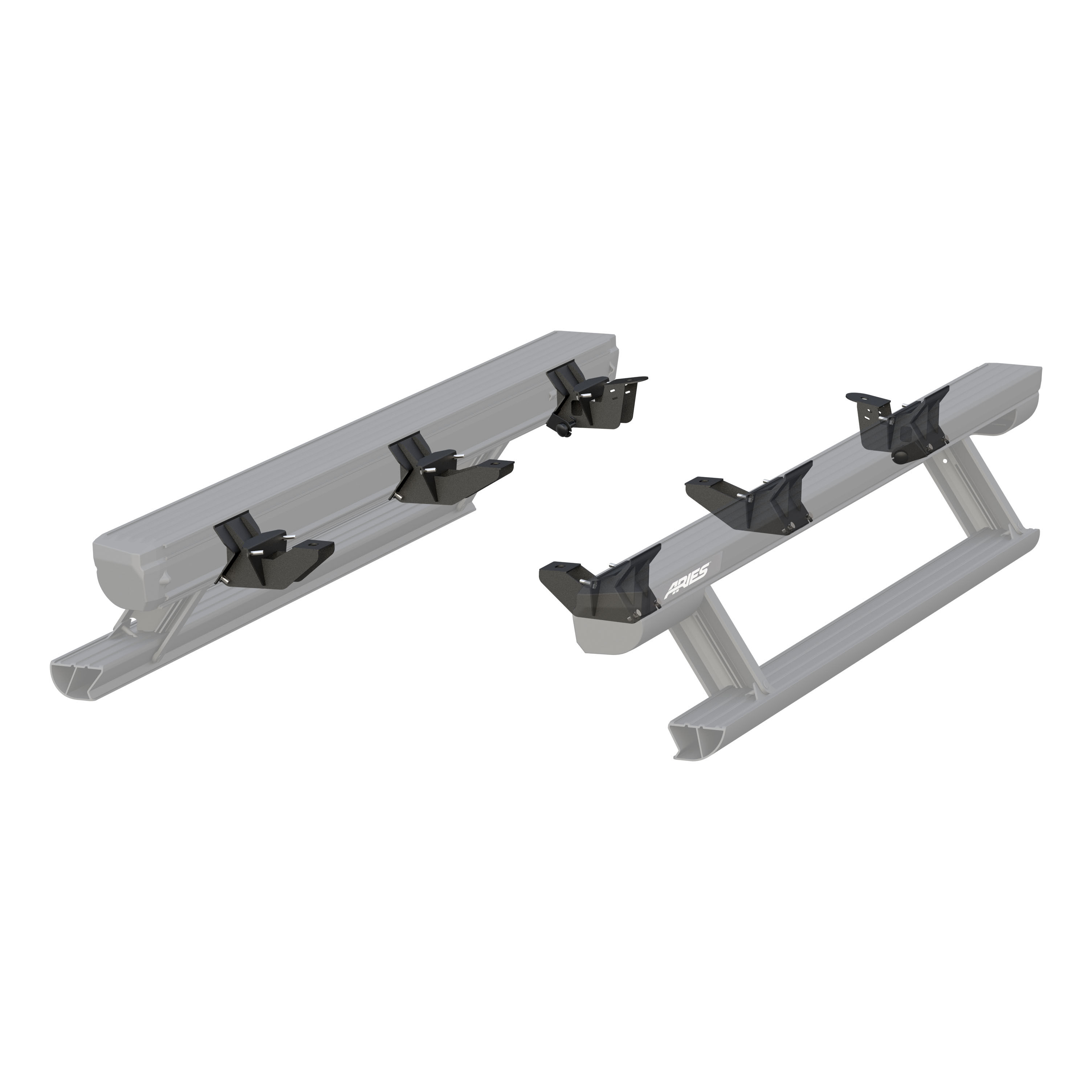 2007-2017 Jeep Wrangler Aries Mounting Brackets for ActionTrac Unlimited Sahara