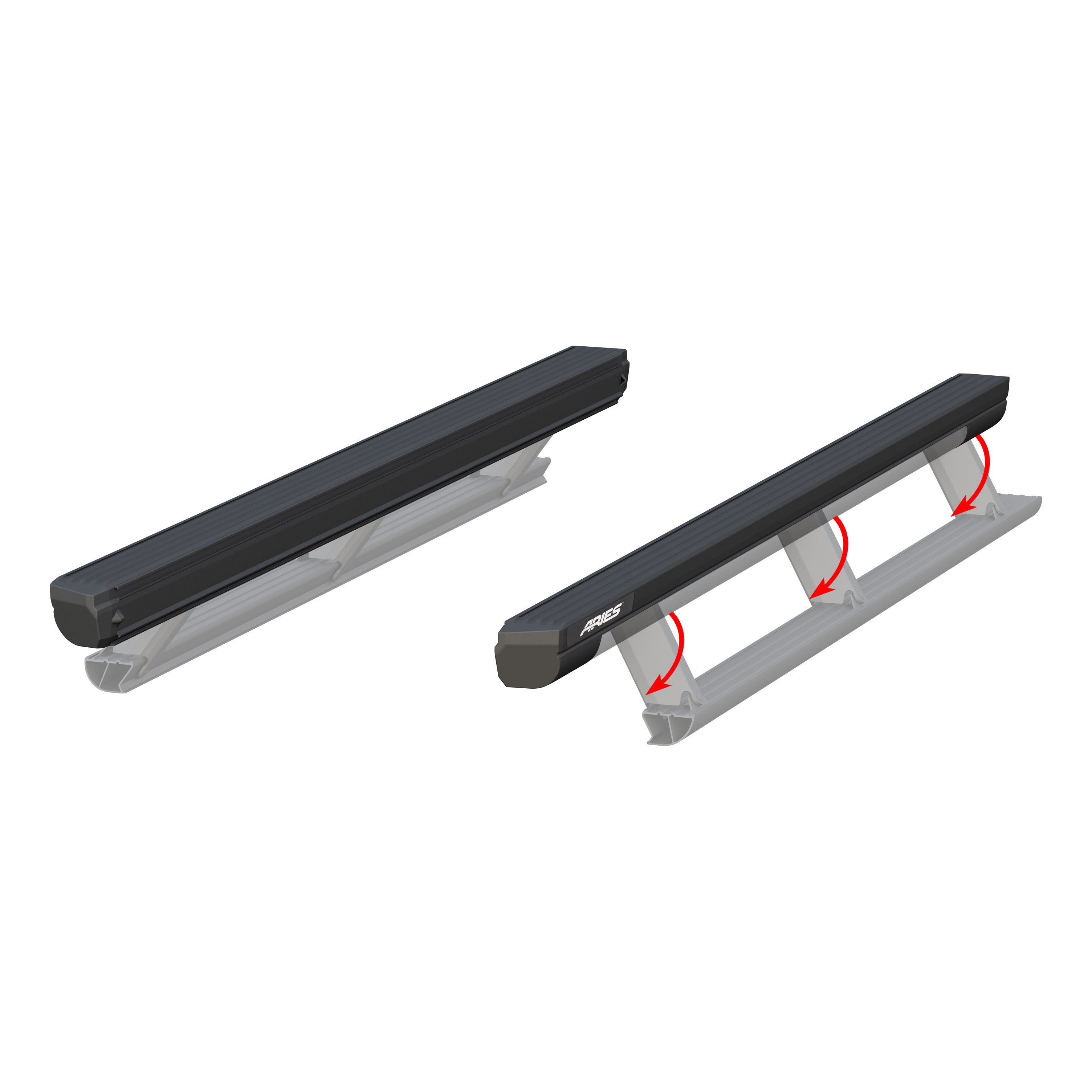 1999-2018 Ford F-350 Aries ActionTrac Powered Running Boards (No Brackets) XLT/Crew Cab