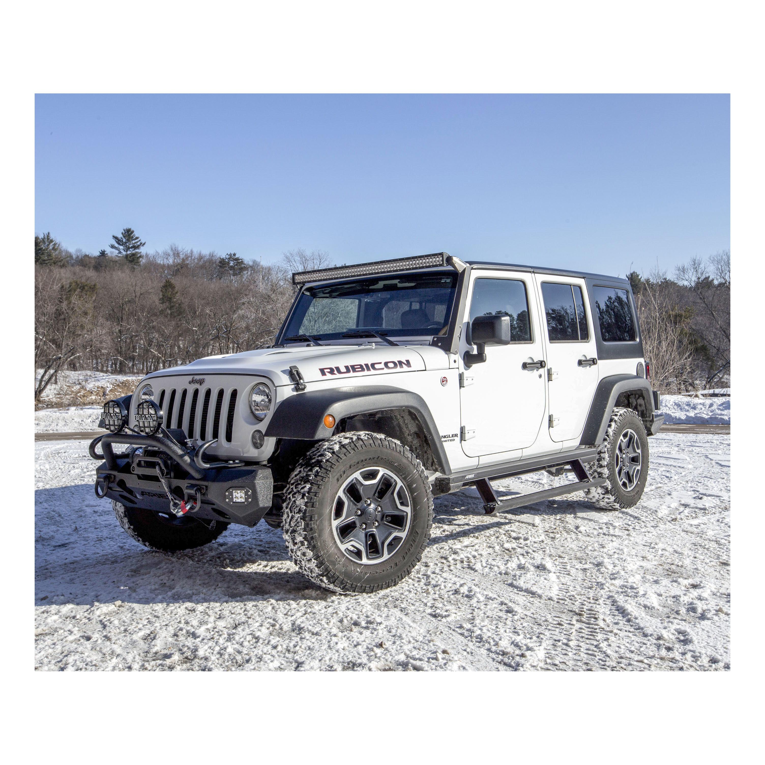 2007-2017 Jeep Wrangler Aries ActionTrac Powered Running Boards Unlimited Sahara