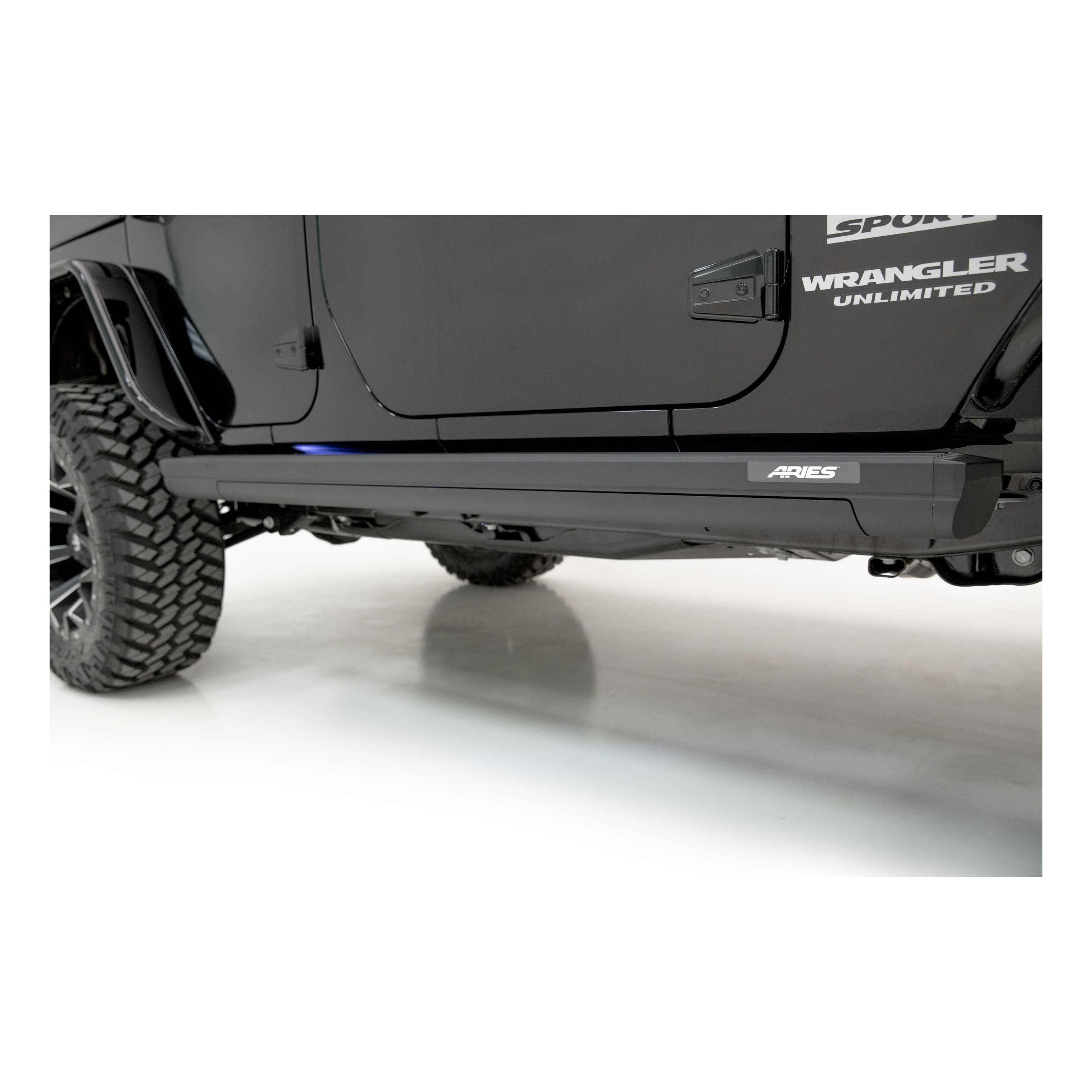 2018 Jeep Wrangler Aries ActionTrac Powered Running Boards Unlimited Sport S