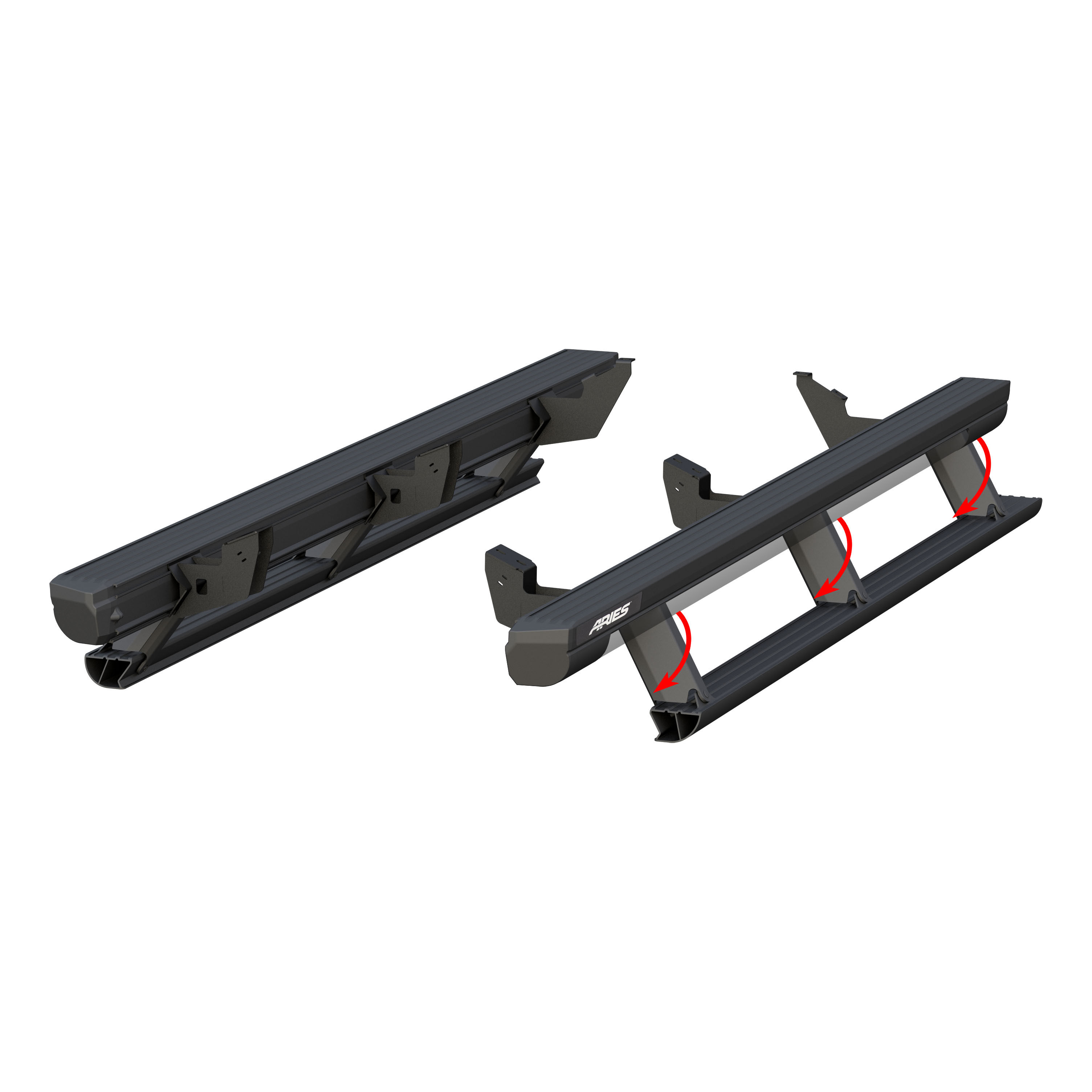 2007-2018 Toyota Tundra Aries ActionTrac Powered Running Boards Limited/Crew Cab Pickup
