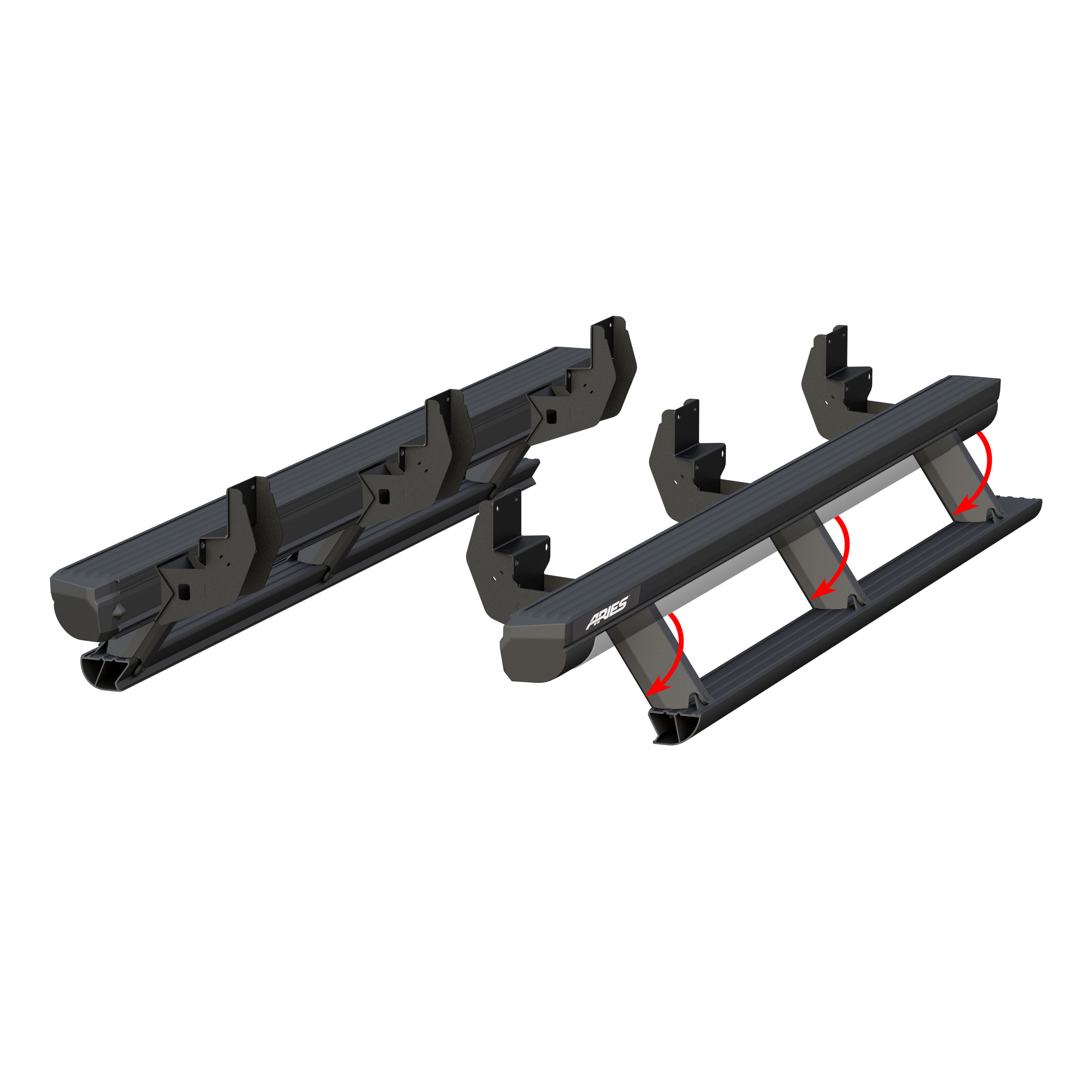 2015-2018 Ford F-150 Aries ActionTrac Powered Running Boards XLT/Crew Cab