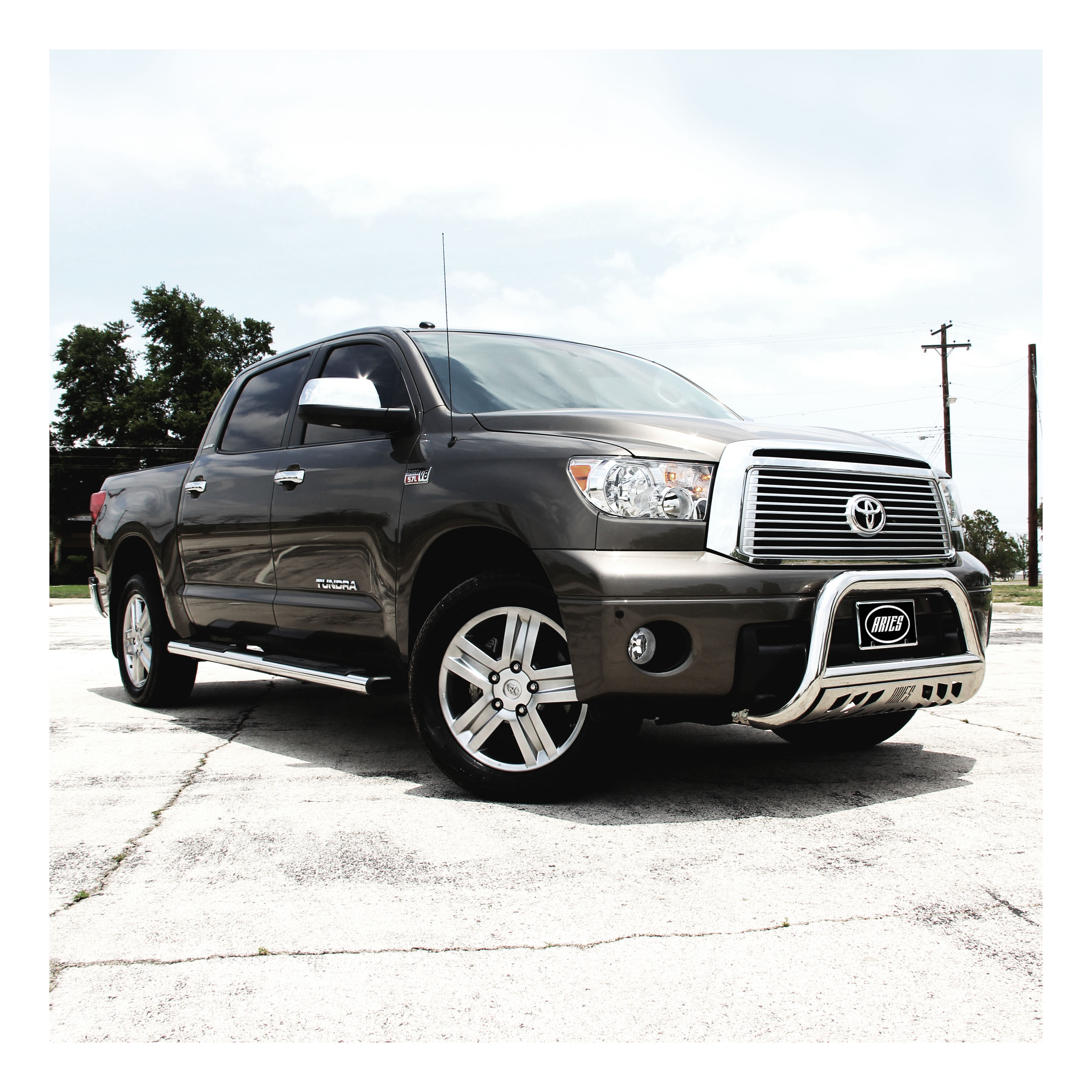 2008-2017 Toyota Sequoia Aries Stainless 3" Bull Bar Limited/Platinum/SR5