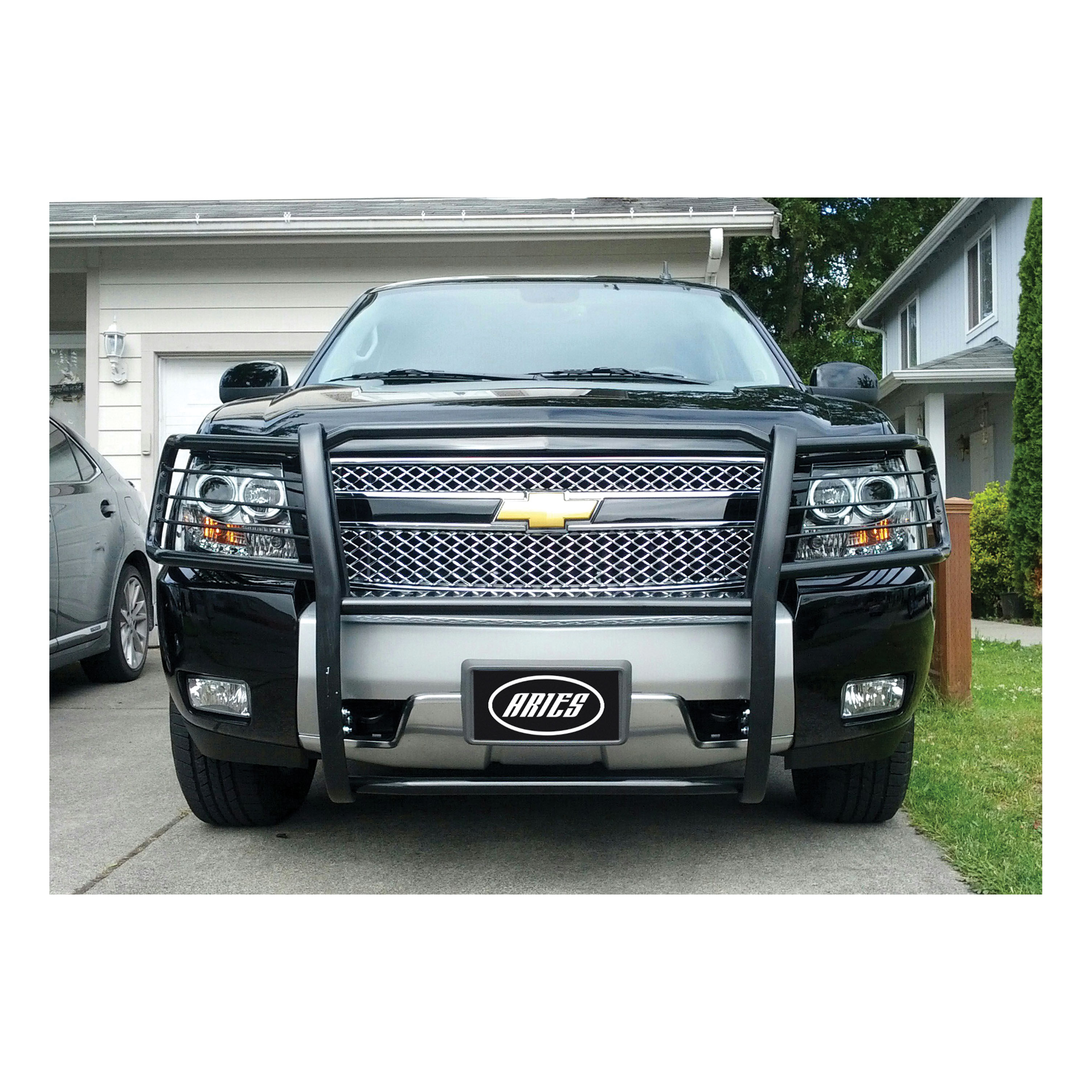 2007-2014 Chevy Tahoe Aries Black Grille Guard