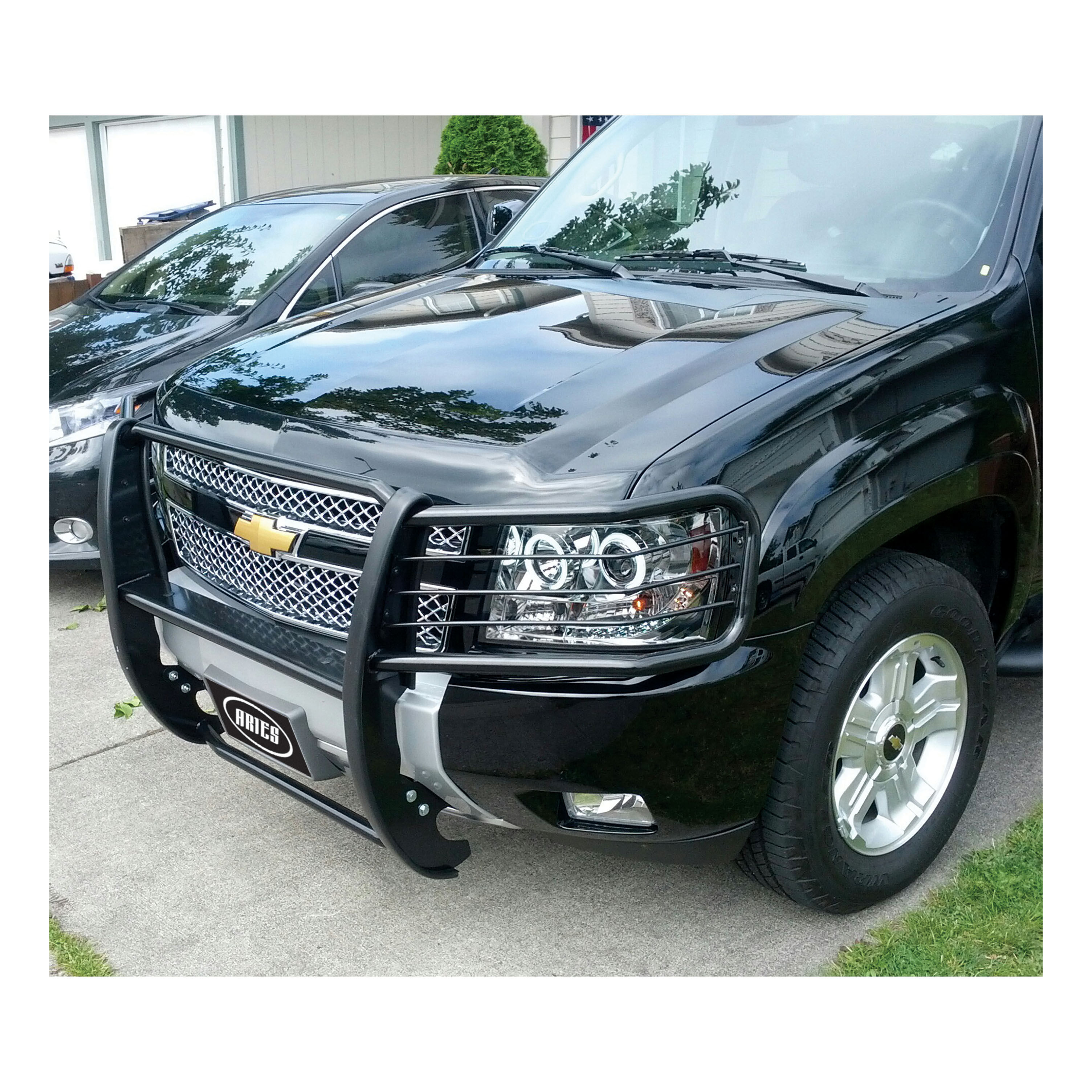 2007-2014 Chevy Tahoe Aries Black Grille Guard