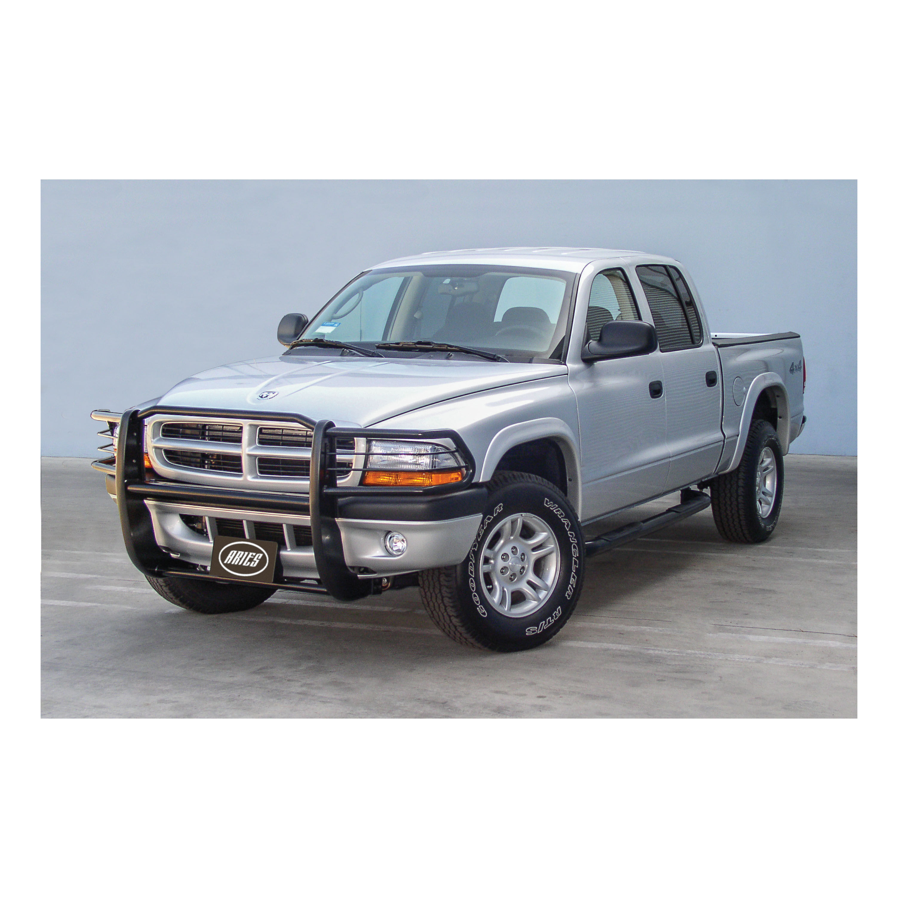 1997-2004 Dodge Dakota Aries Black Grille Guard