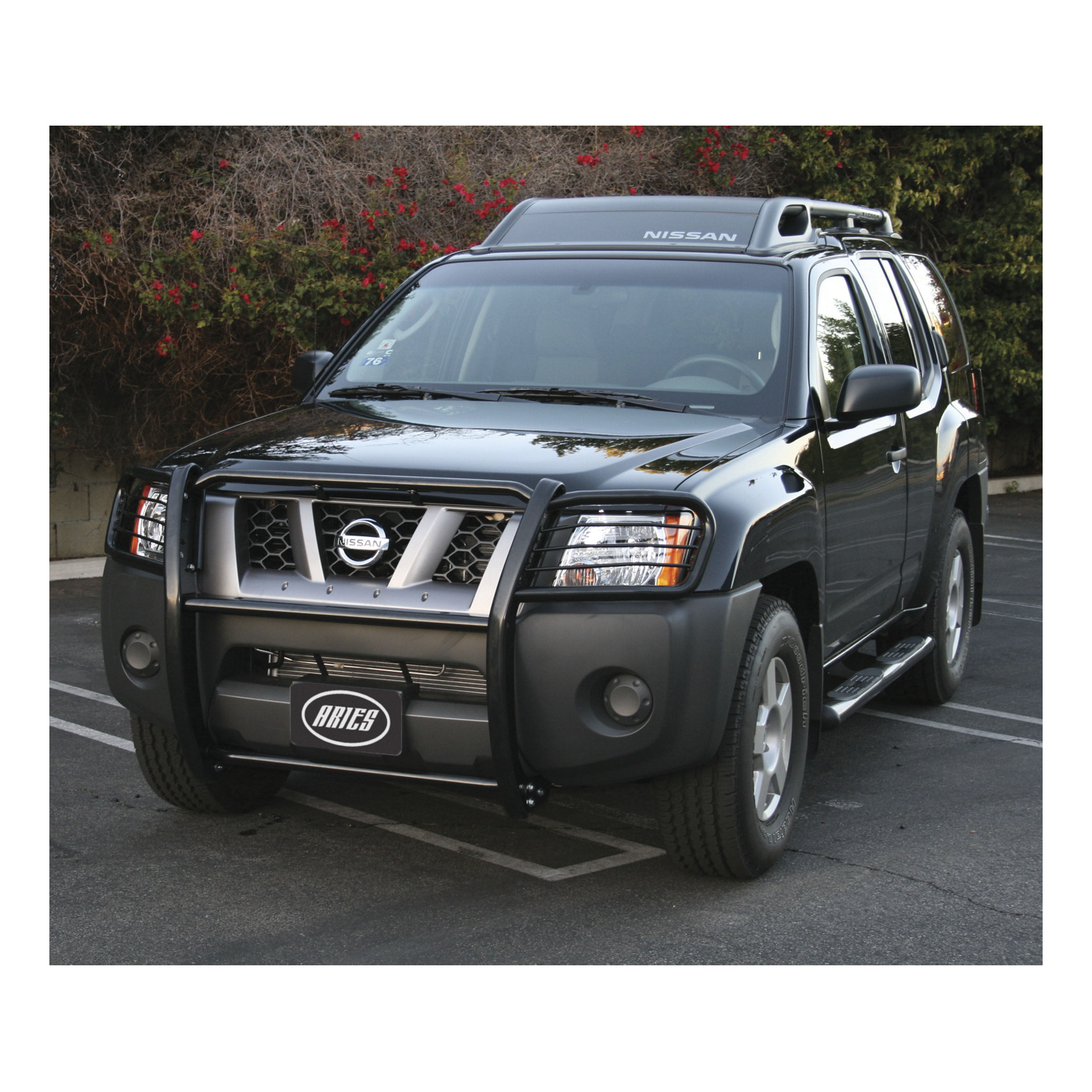 2005-2015 Nissan Xterra Aries Black Grille Guard