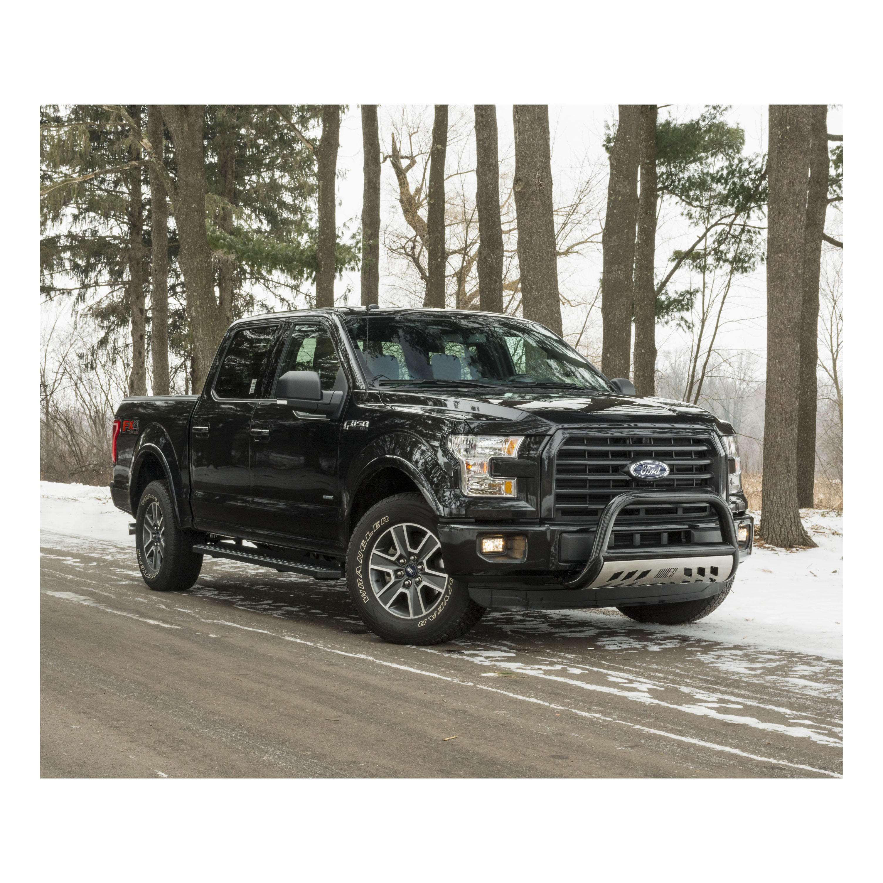 2004-2018 Ford F-150 Aries Black 3" Bull Bar XLT/NOT FOR ECOBOOST