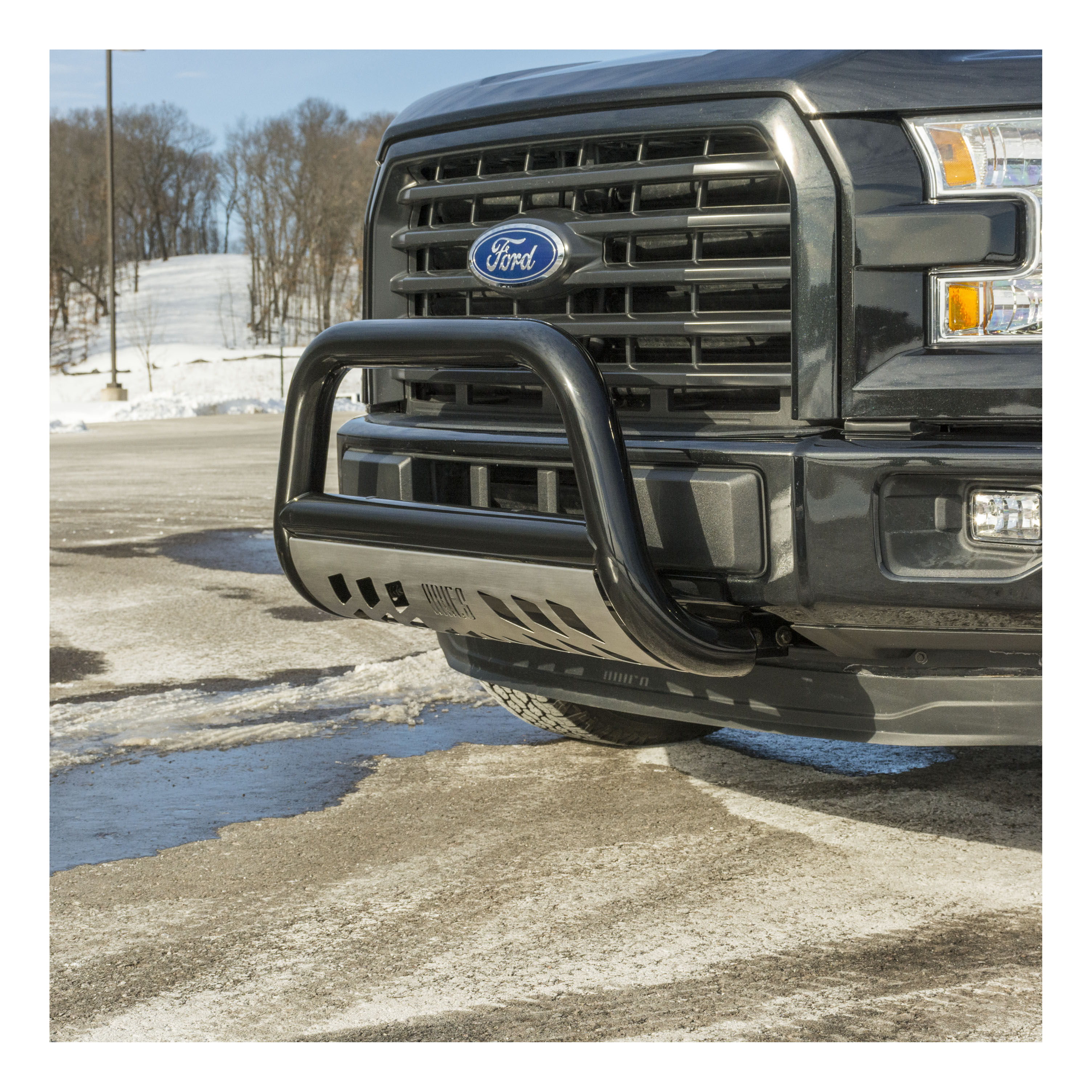 2004-2018 Ford F-150 Aries Black 3" Bull Bar XLT/NOT FOR ECOBOOST