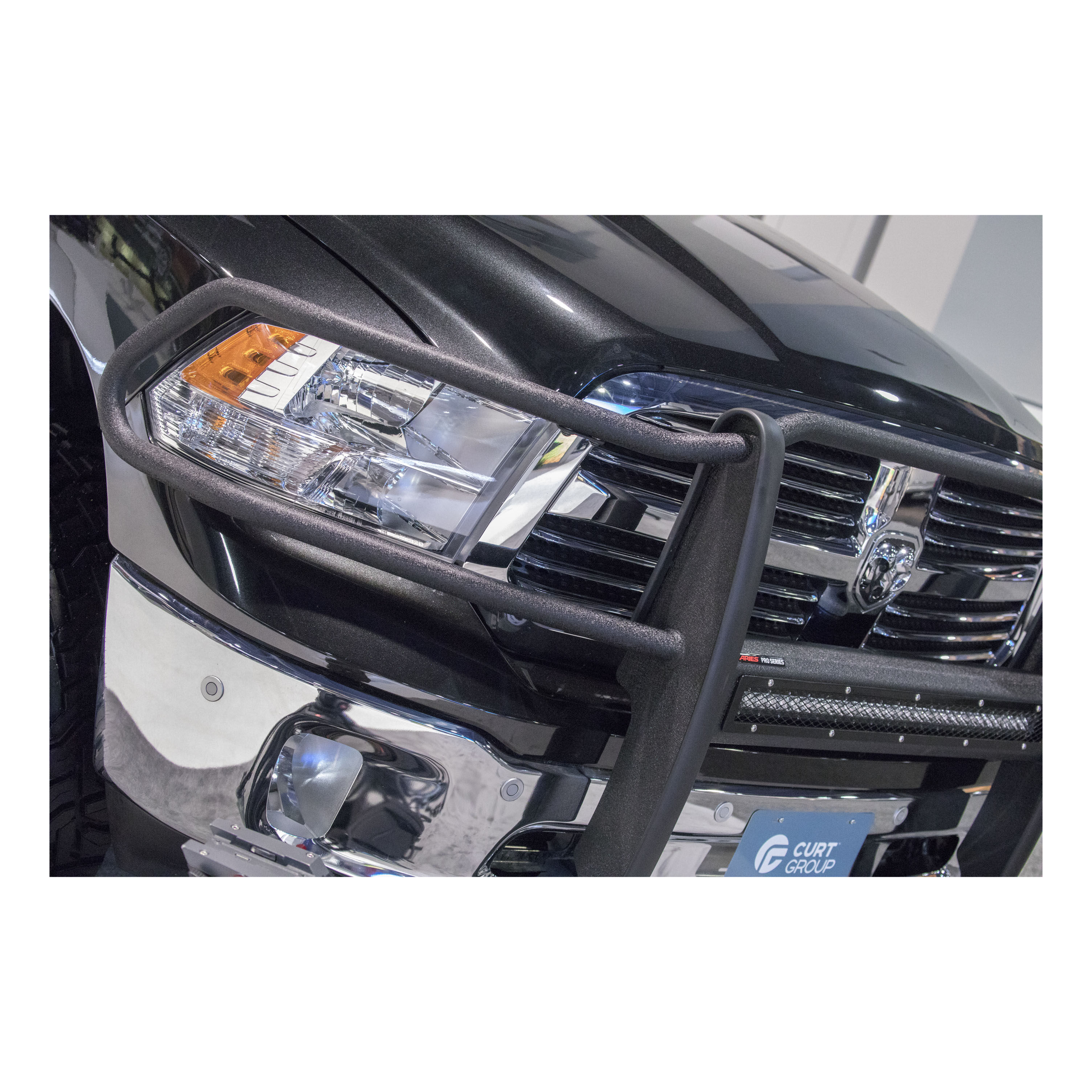 2009-2017 Dodge Ram 1500 Aries Black Pro Series Grille Guard