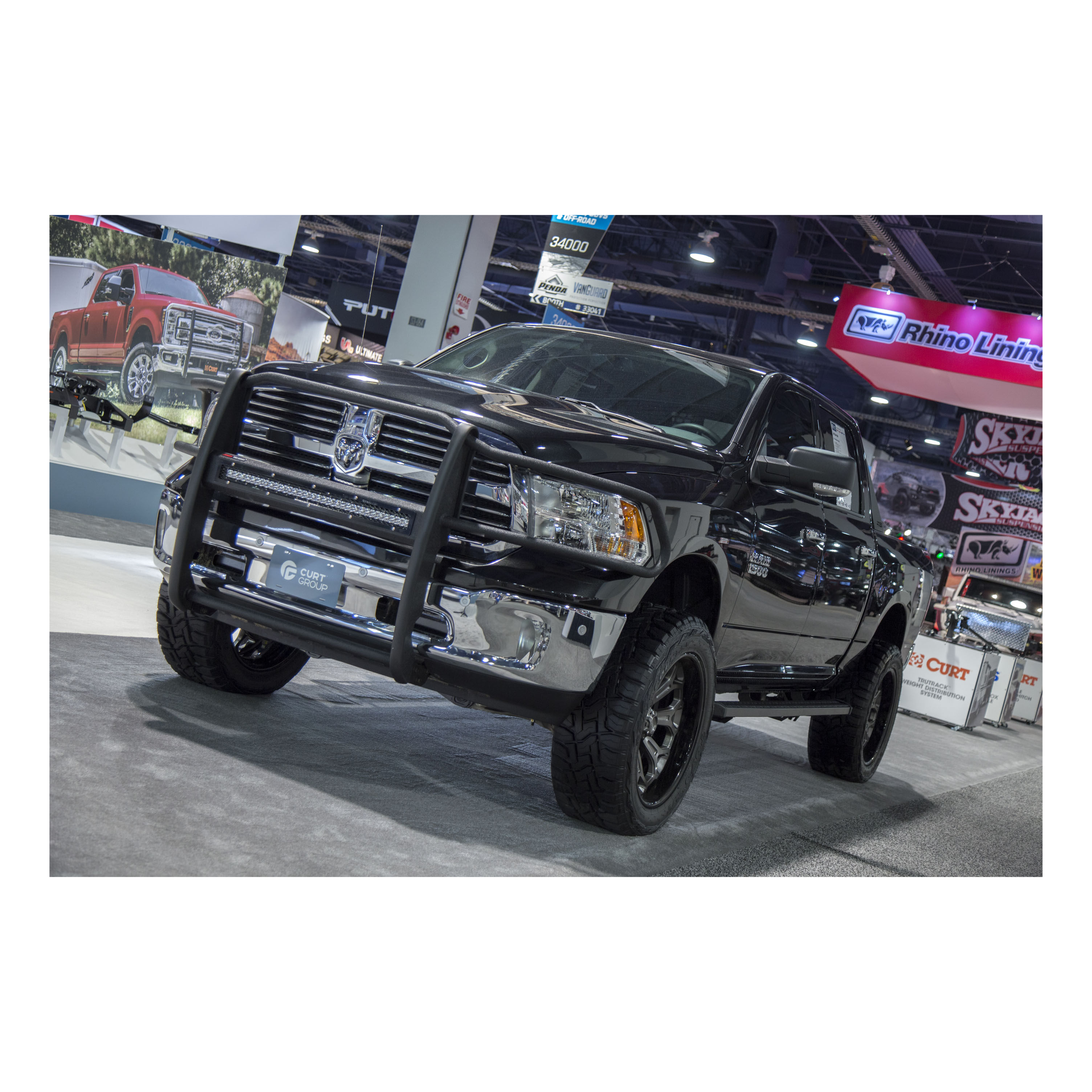2009-2017 Dodge Ram 1500 Aries Black Pro Series Grille Guard