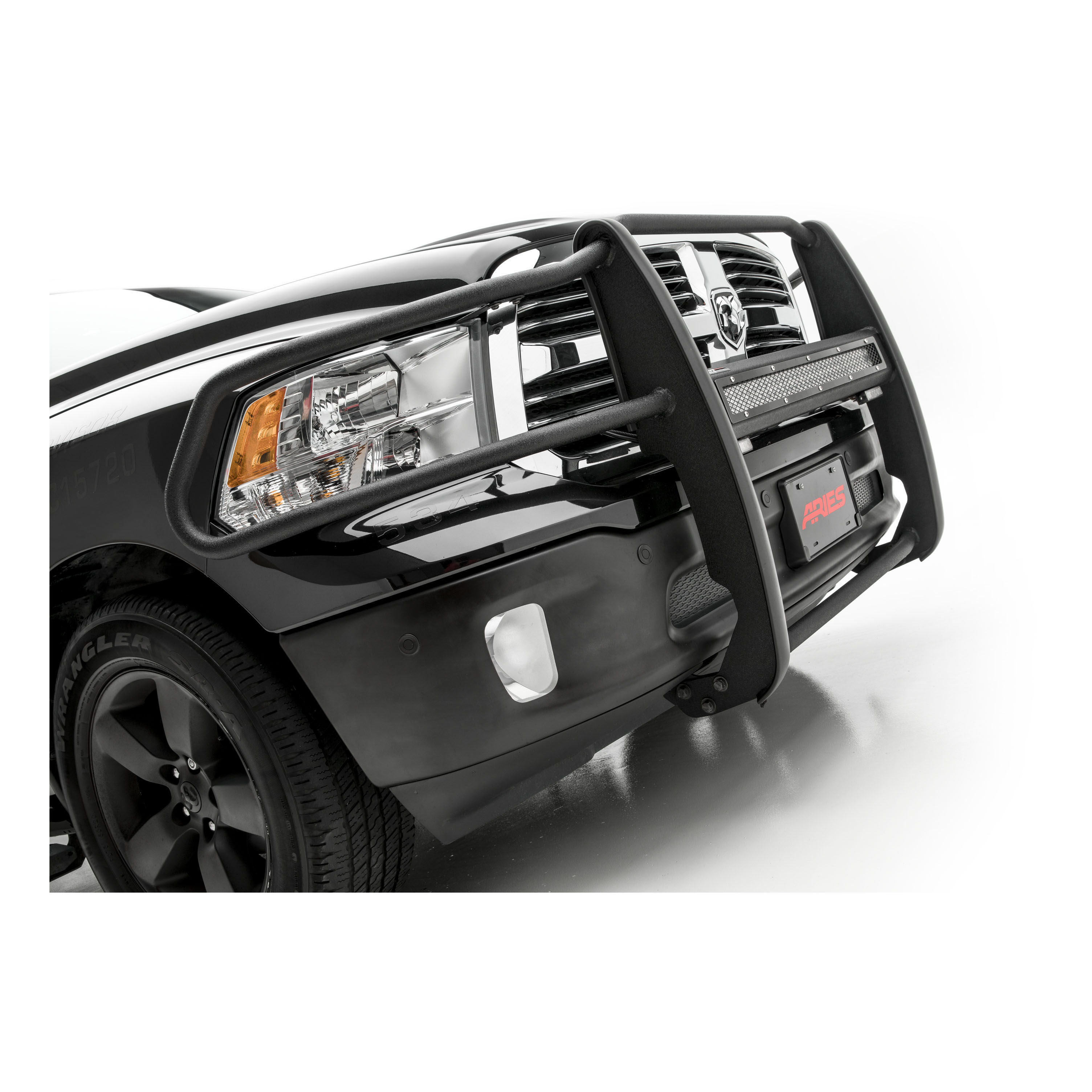 2009-2017 Dodge Ram 1500 Aries Black Pro Series Grille Guard
