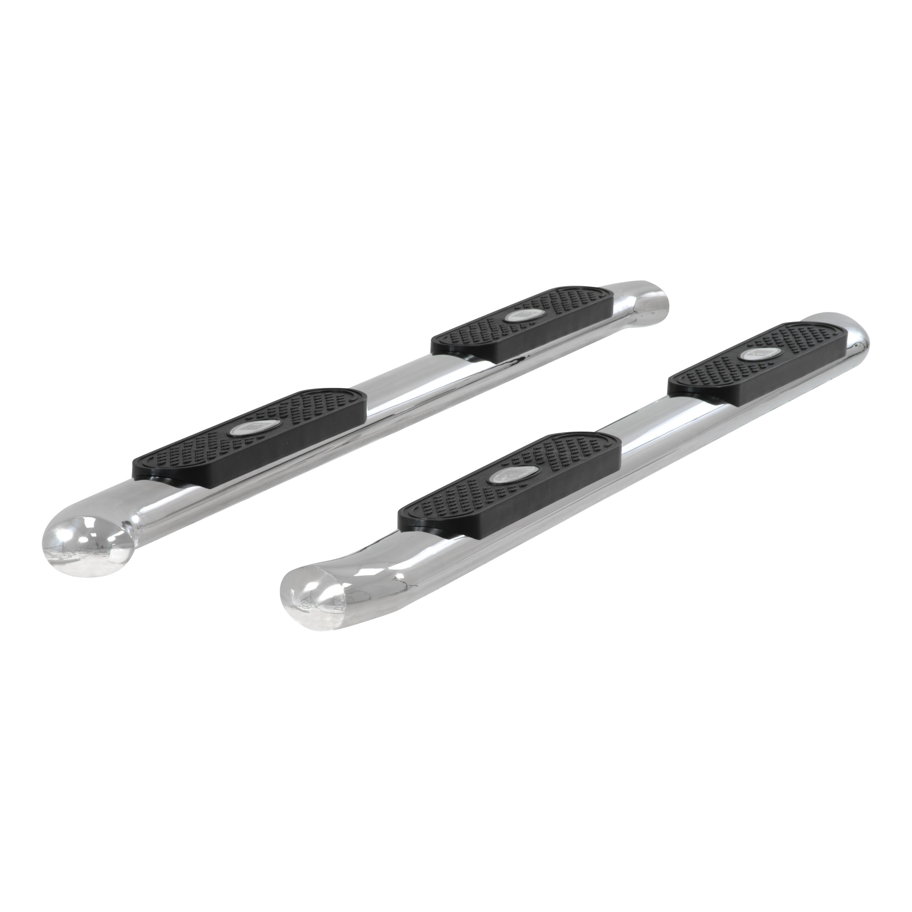 2005-2015 Toyota Tacoma Aries Black 4" Oval Side Bars Pre Runner/Crew Cab Pickup