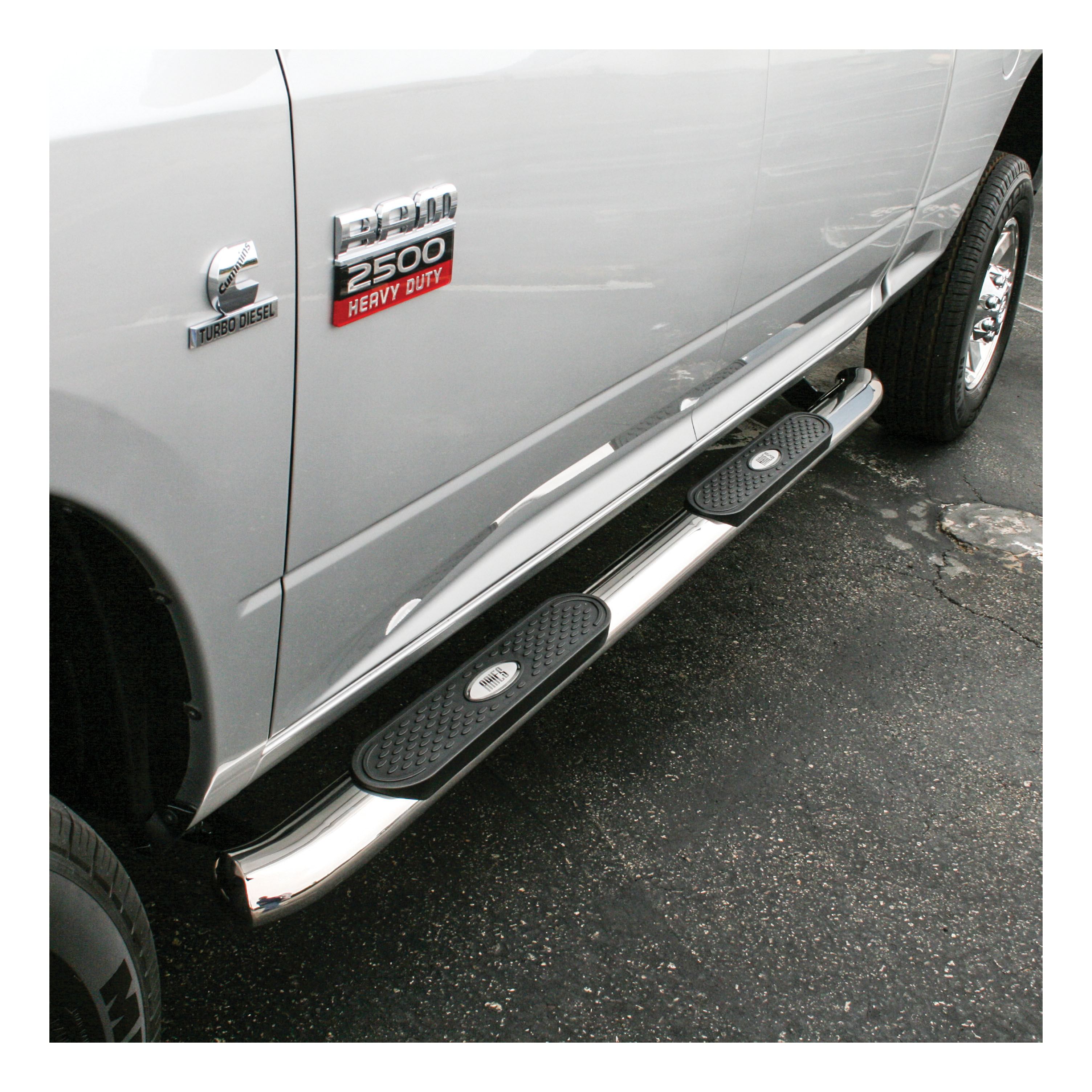 2007-2018 Toyota Tundra Aries Stainless 4" Oval Side Bars Limited/Extended Cab