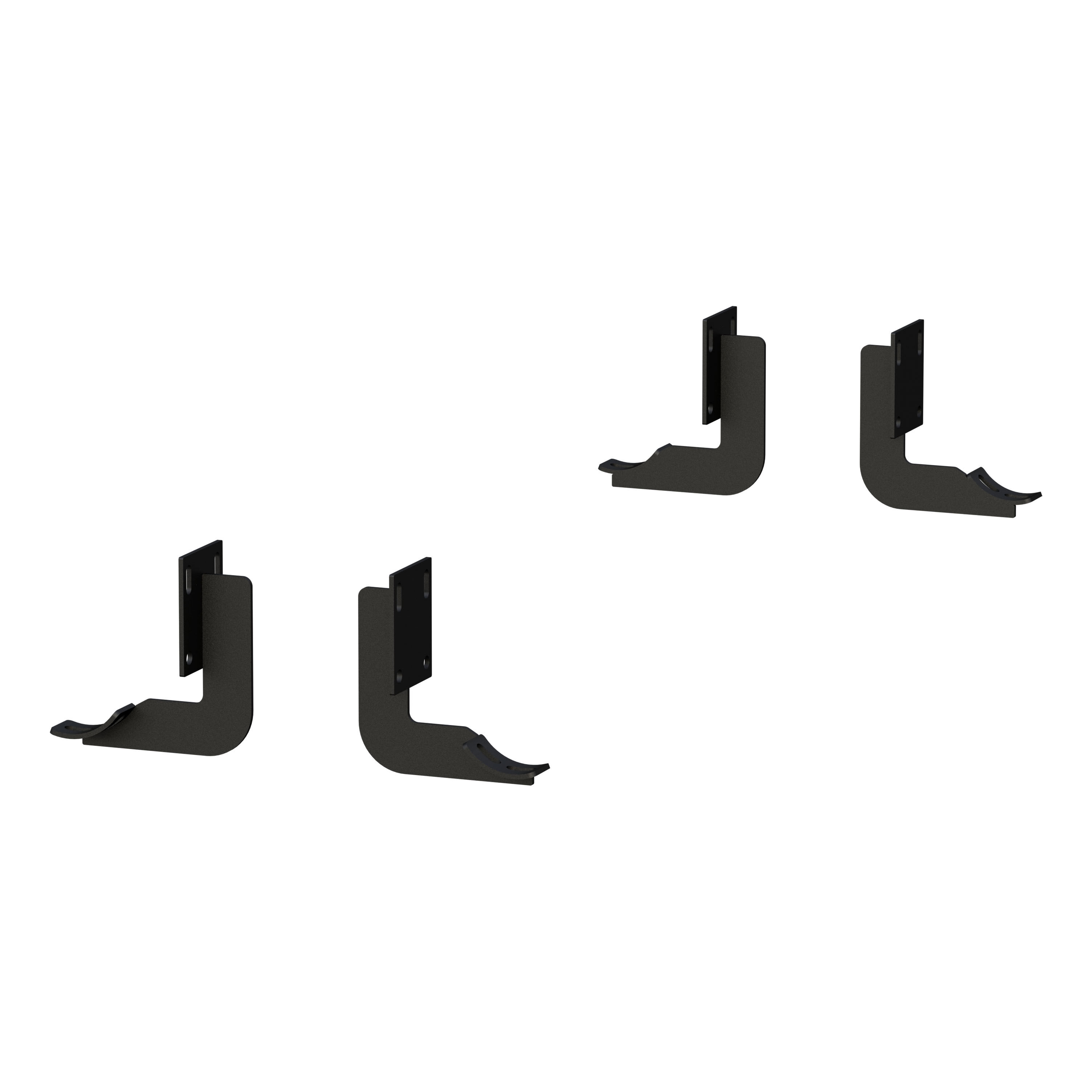 1999-2016 Ford F-350 Aries Black 4" Oval Side Bars CREW CAB