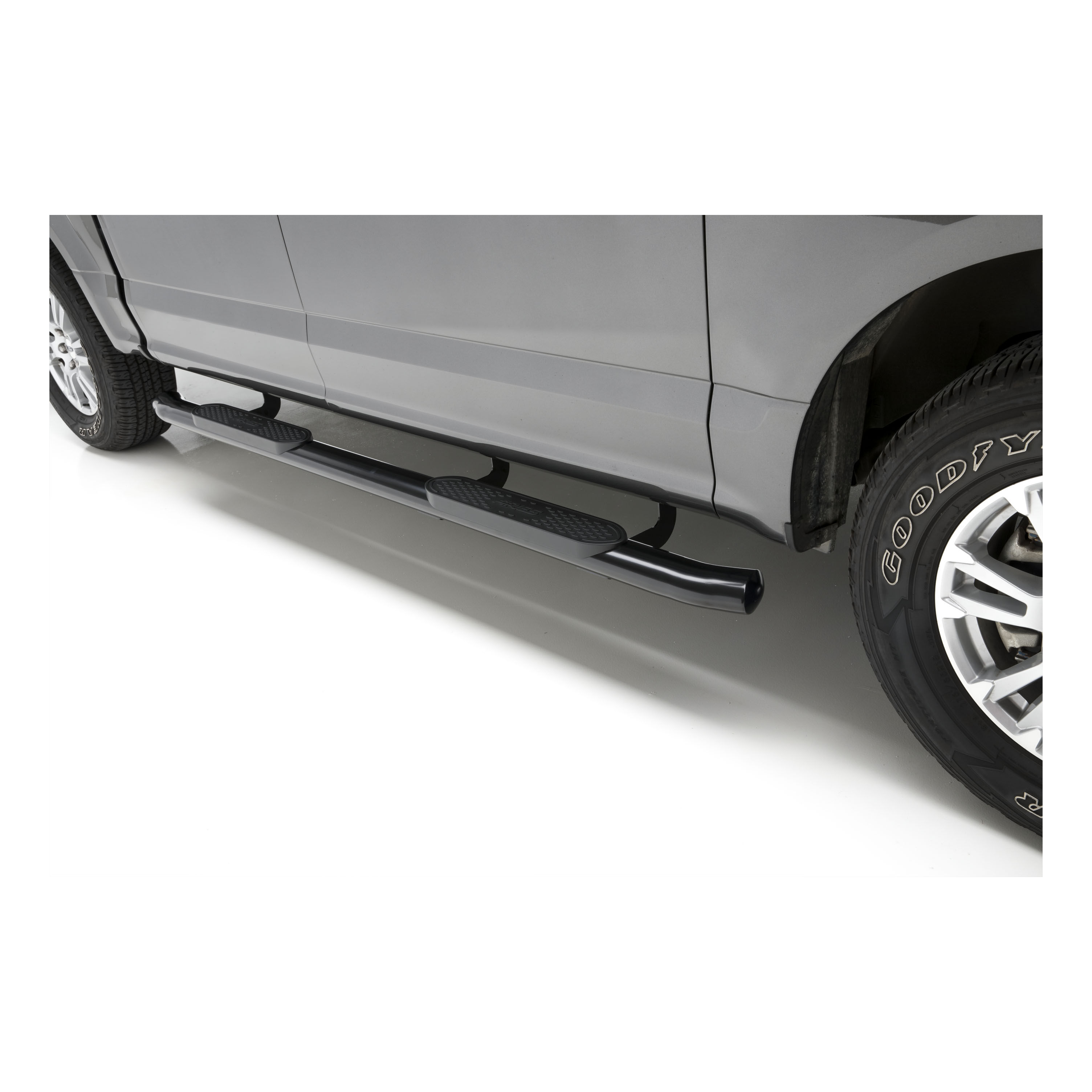 2015-2018 Ford F-150 Aries Black 4" Oval Side Bars XLT/Crew Cab