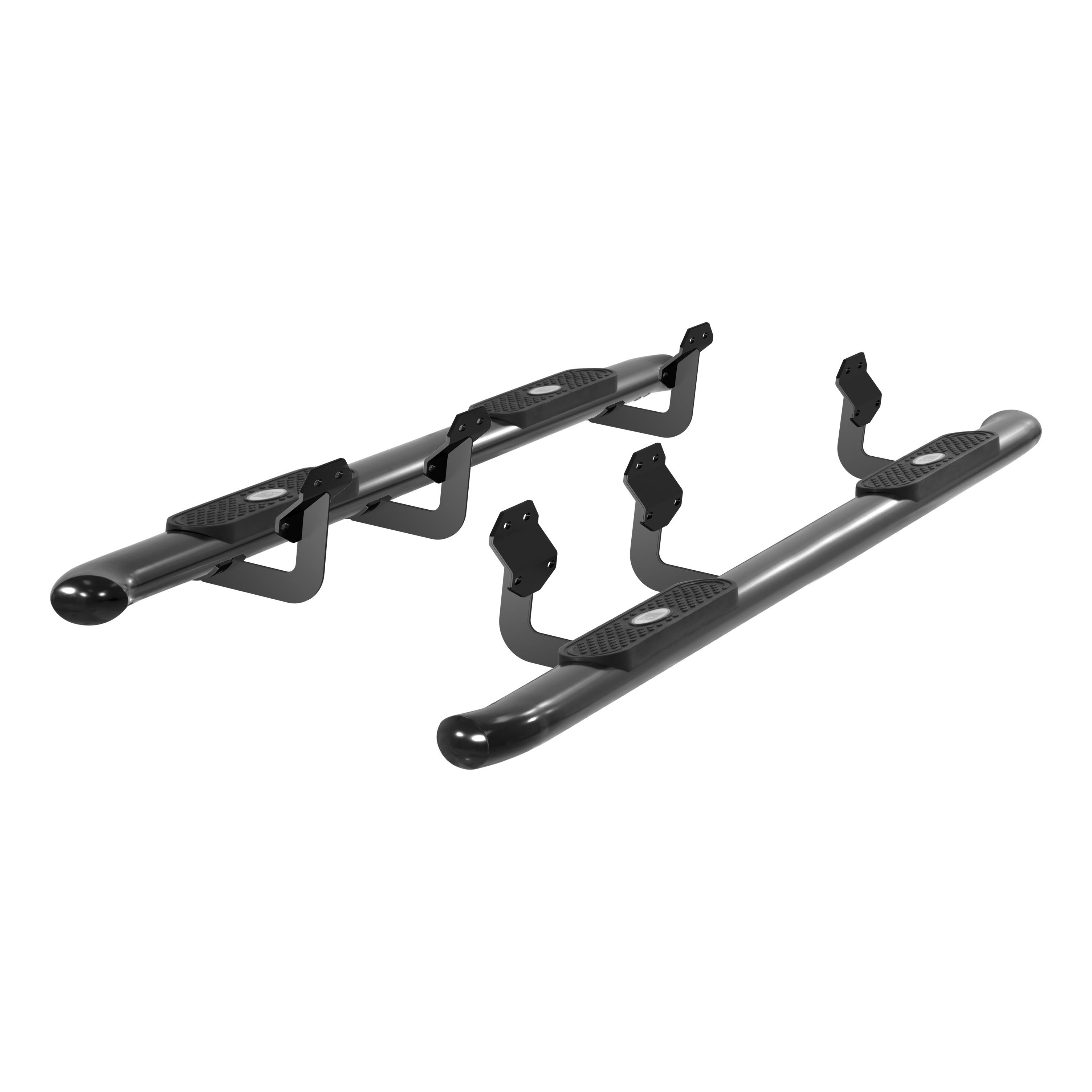 2015-2018 Ford F-150 Aries Black 4" Oval Side Bars XLT/Crew Cab