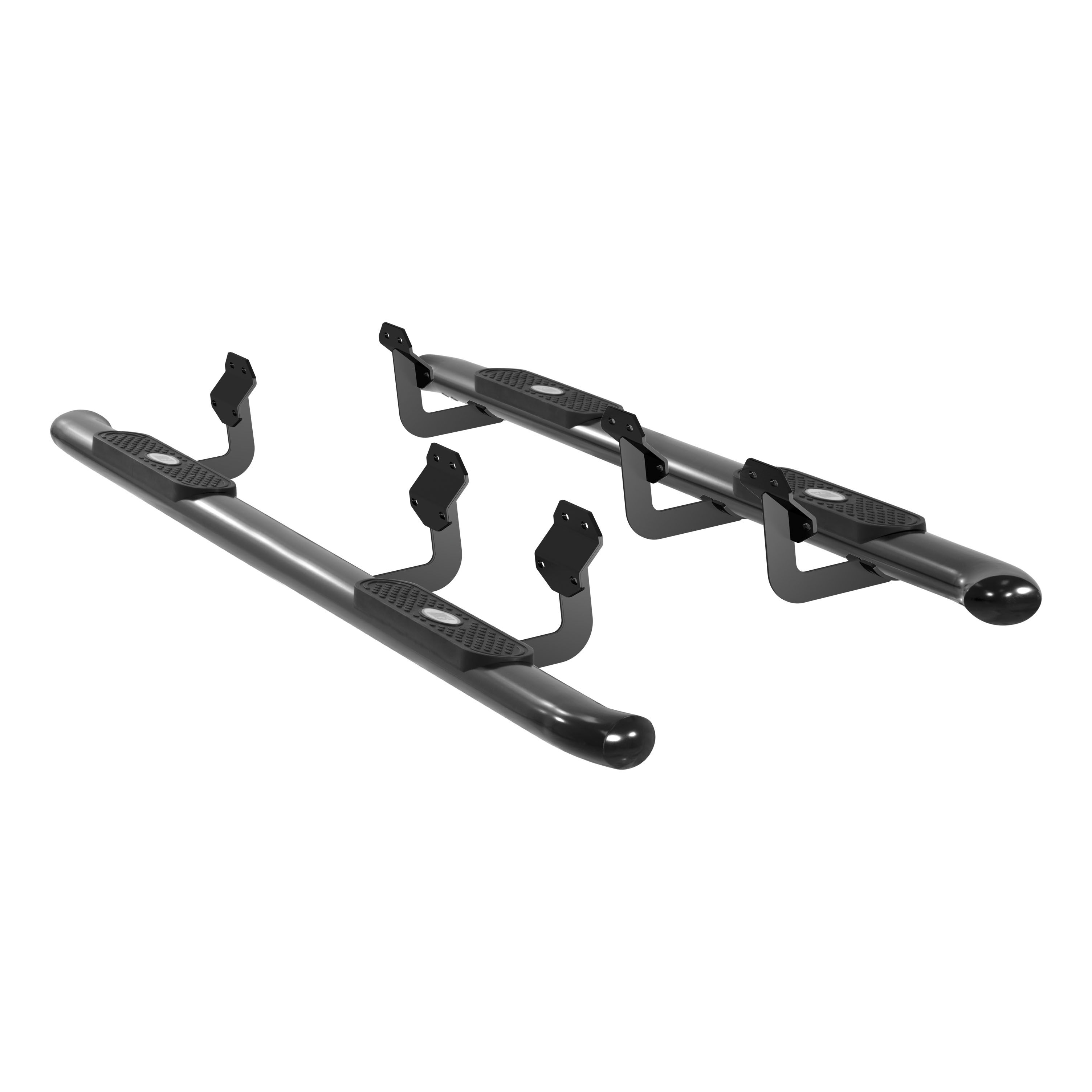 2015-2018 Ford F-150 Aries Black 4" Oval Side Bars XLT/Crew Cab