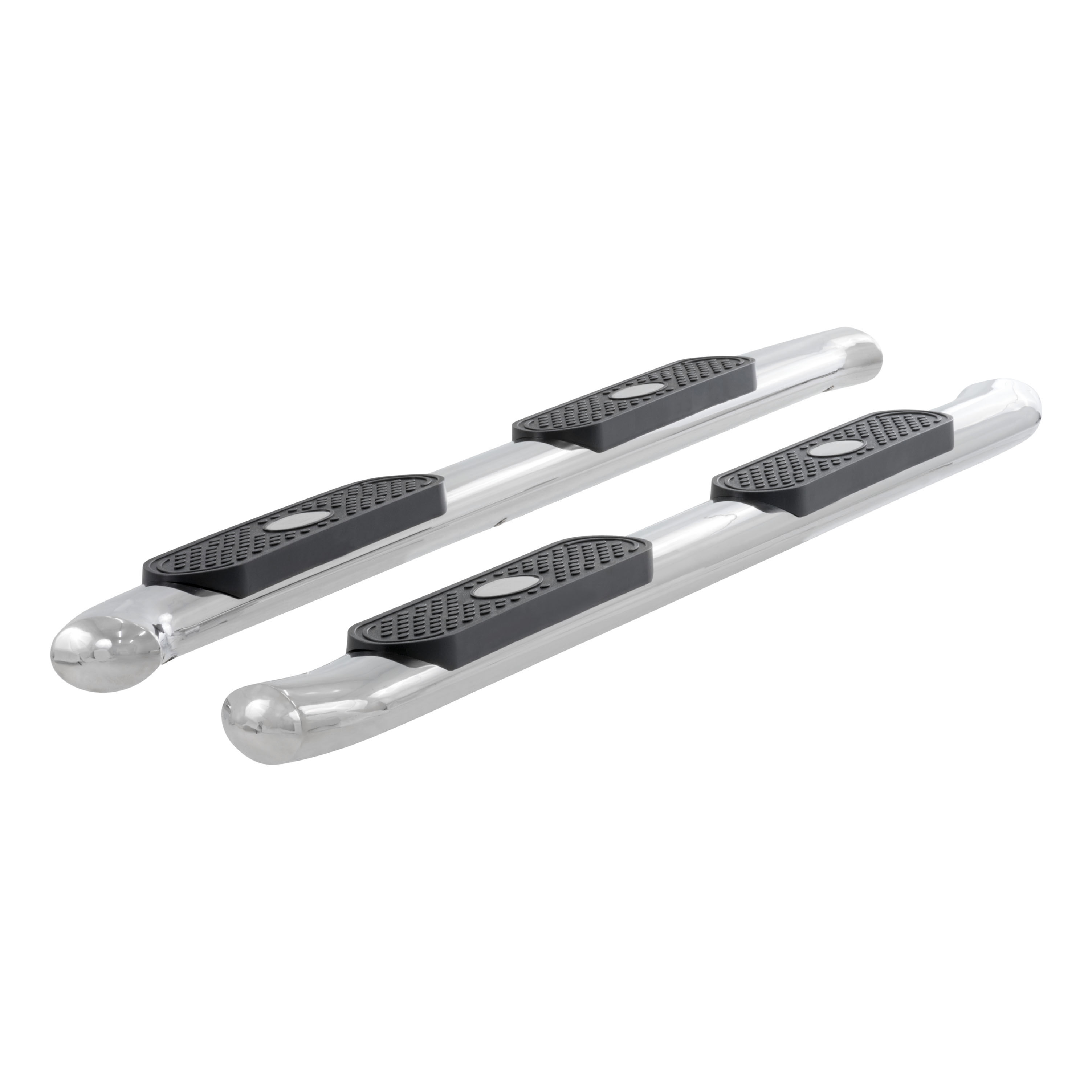 1999-2013 Chevy Silverado 1500 Aries Stainless 4" Oval Side Bars Extended Cab (Bushing Mount) - S224009-2