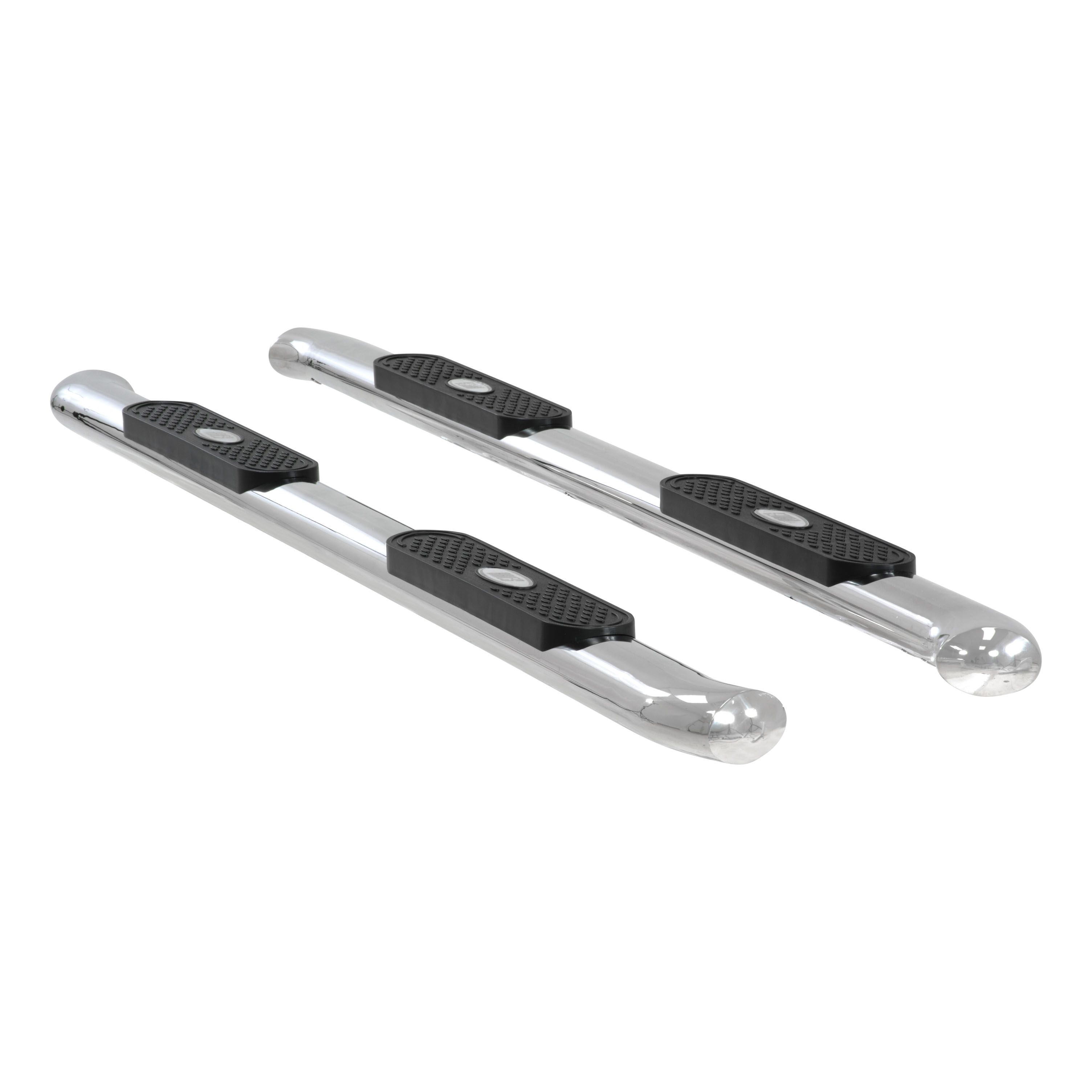 2001-2014 Chevy Silverado 3500 Aries Stainless 4" Oval Side Bars HD Crew Cab (Gas and Diesel)