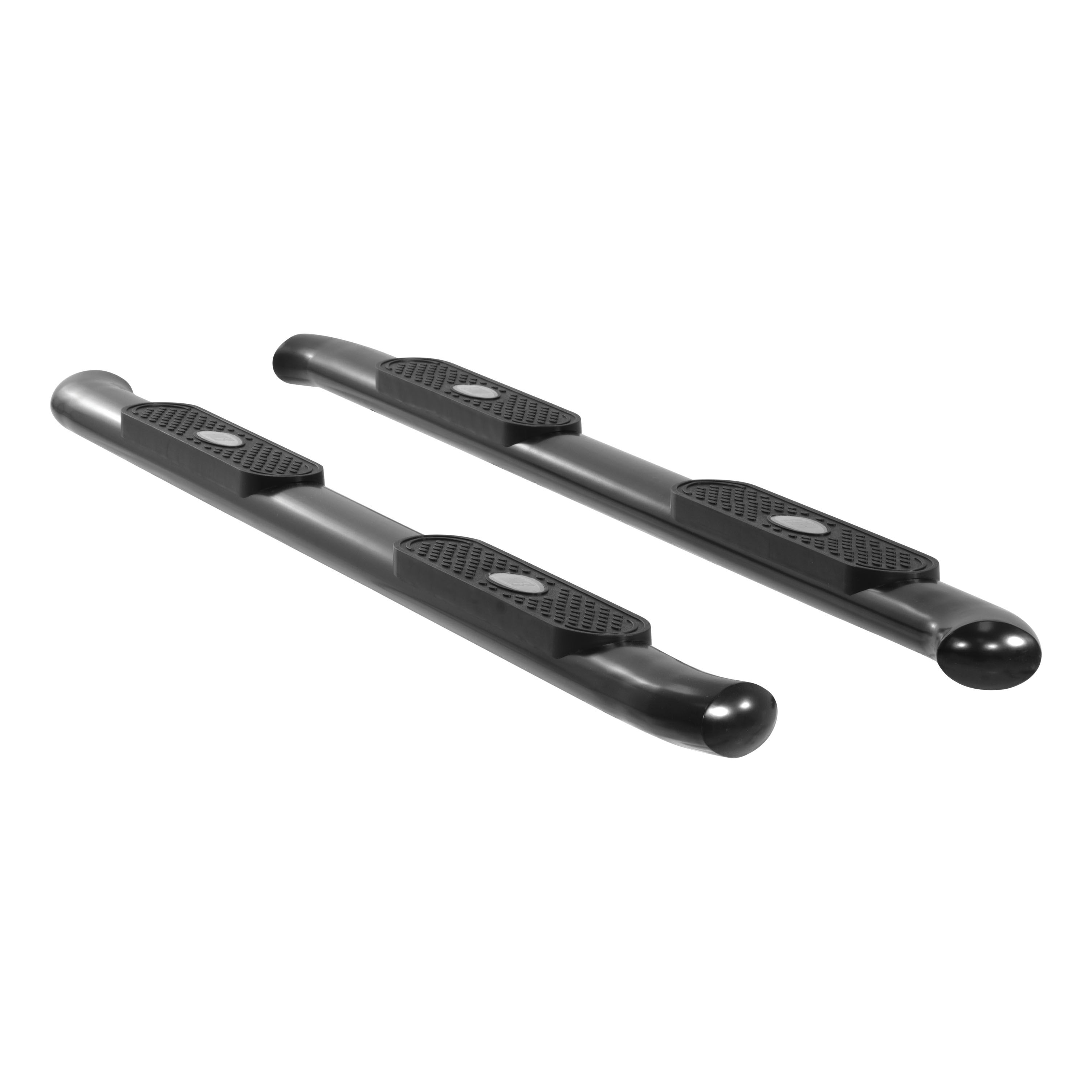 2007-2018 Chevy Silverado 1500 Aries Black 4" Oval Side Bars CREW CAB